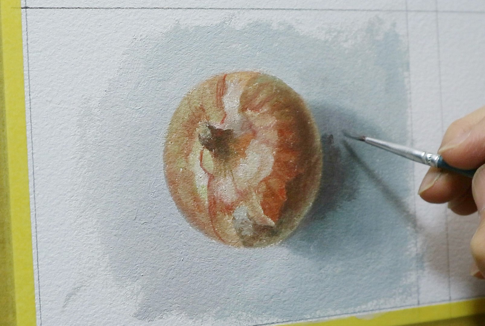 絵画　『玉ねぎ』 混色の基礎】ミニマルに玉ねぎを描く｜平林孝央（絵描き）