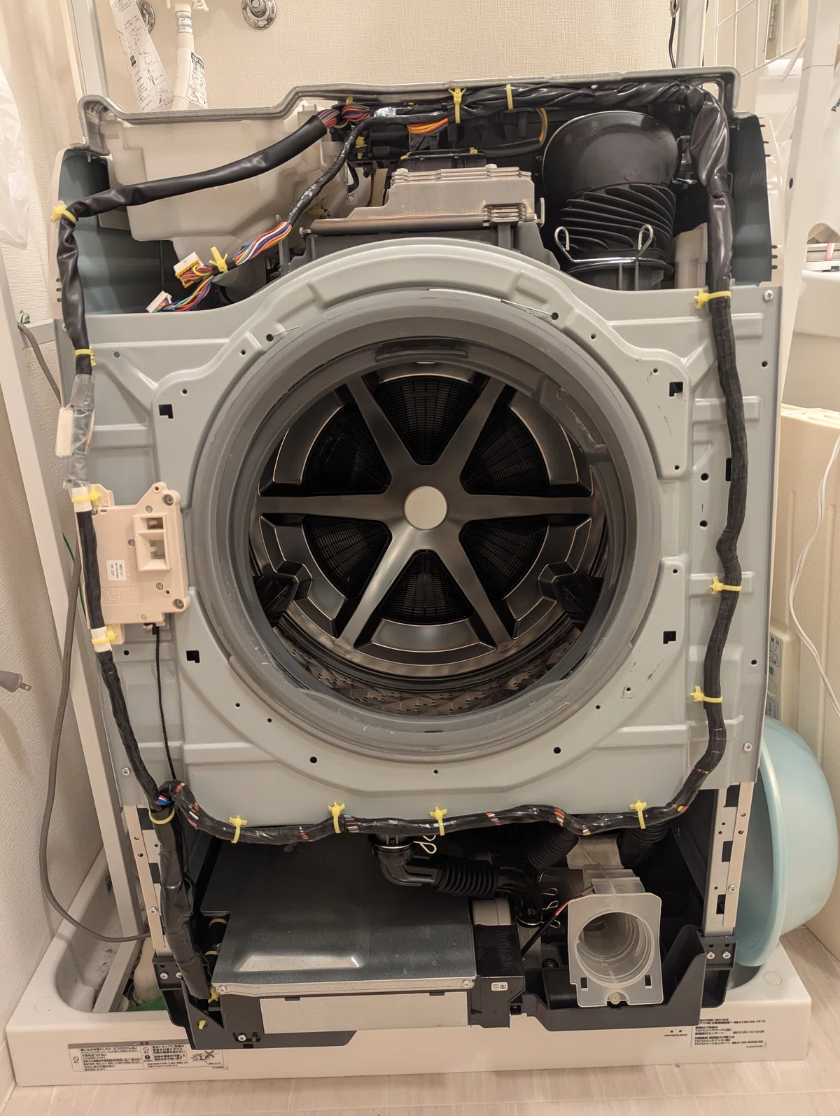 Panasonic ドラム式洗濯機 分解清掃