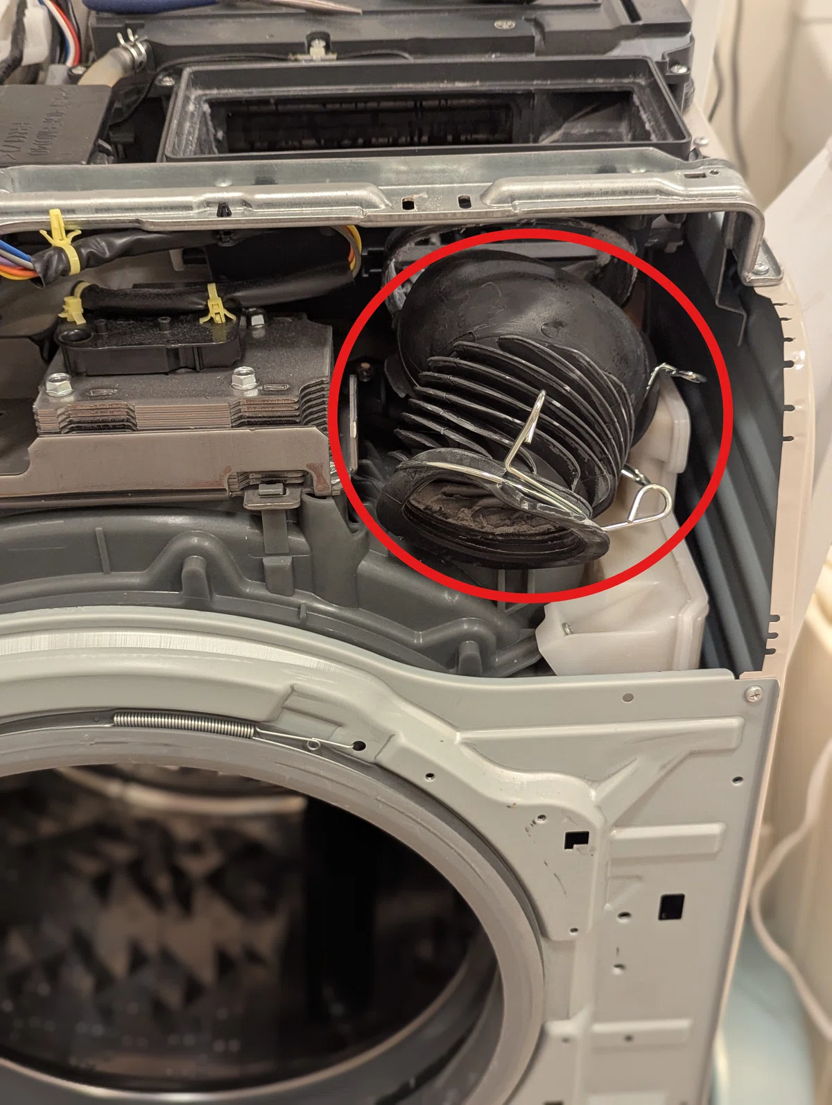 Panasonic ドラム式洗濯機 分解清掃