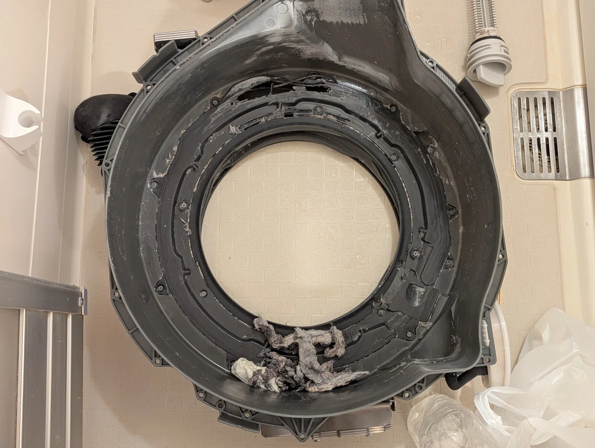 Panasonic ドラム式洗濯機 分解清掃