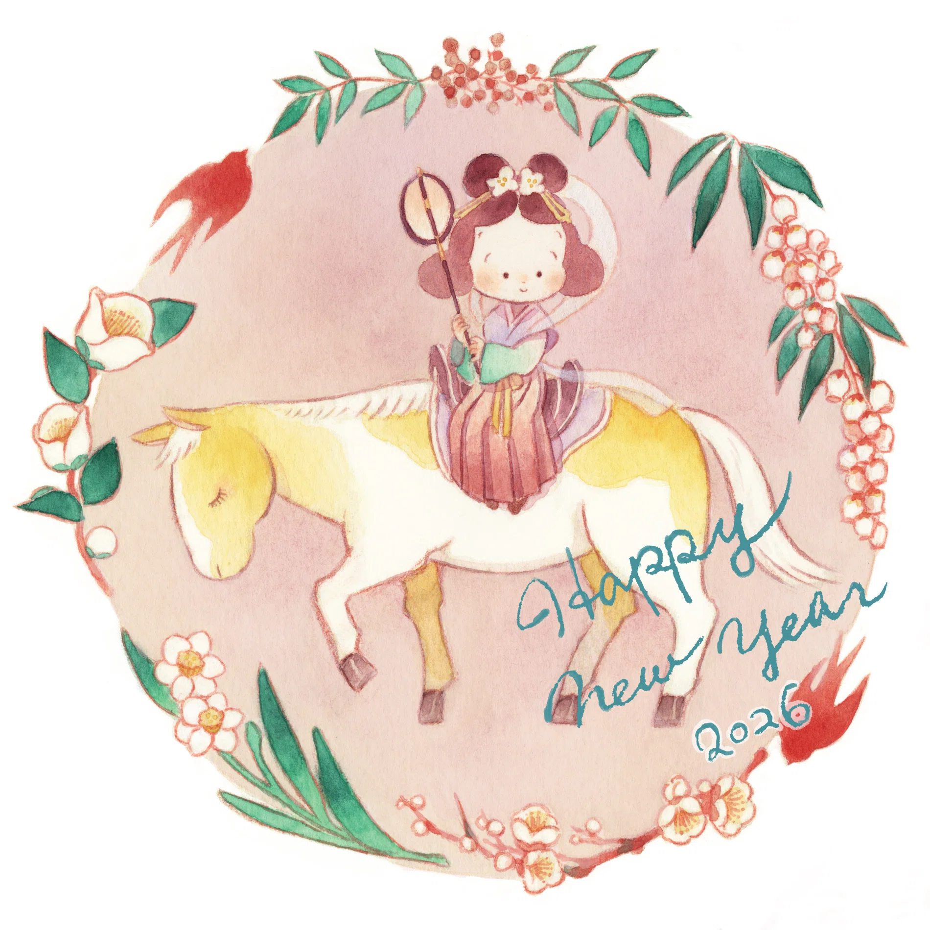 春をとどける女神さま｜すずなごん🌸和風なイラストレーター