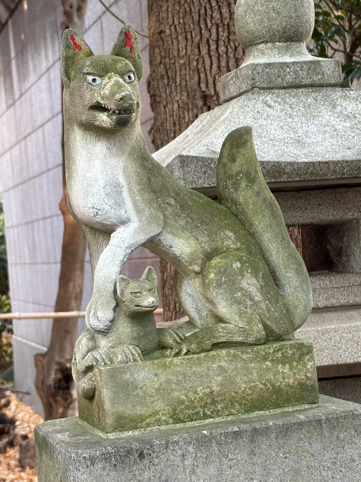狐さんの前掛け ∔地域猫さん|yumiパンダ