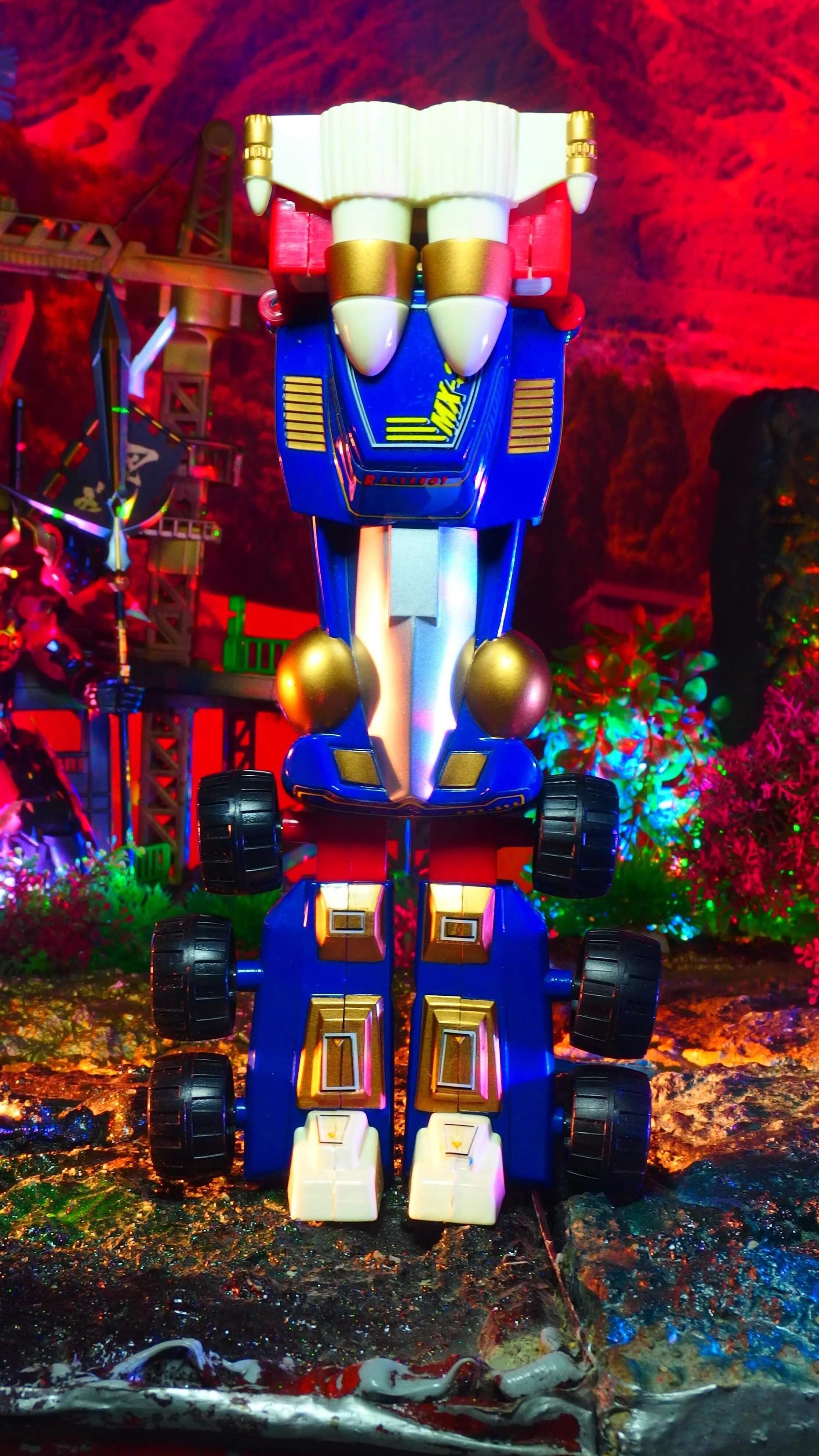 改・ジオラマレビュー40 RACER BOT／レーサーボット【ブルーボディ