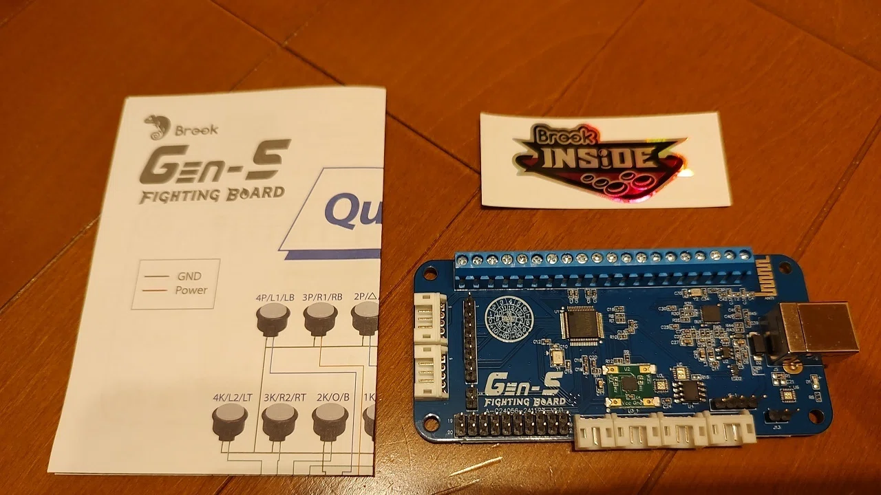 使わなくなったアーケードコントローラ（RAP.V3 SA）を現代機に。Brook