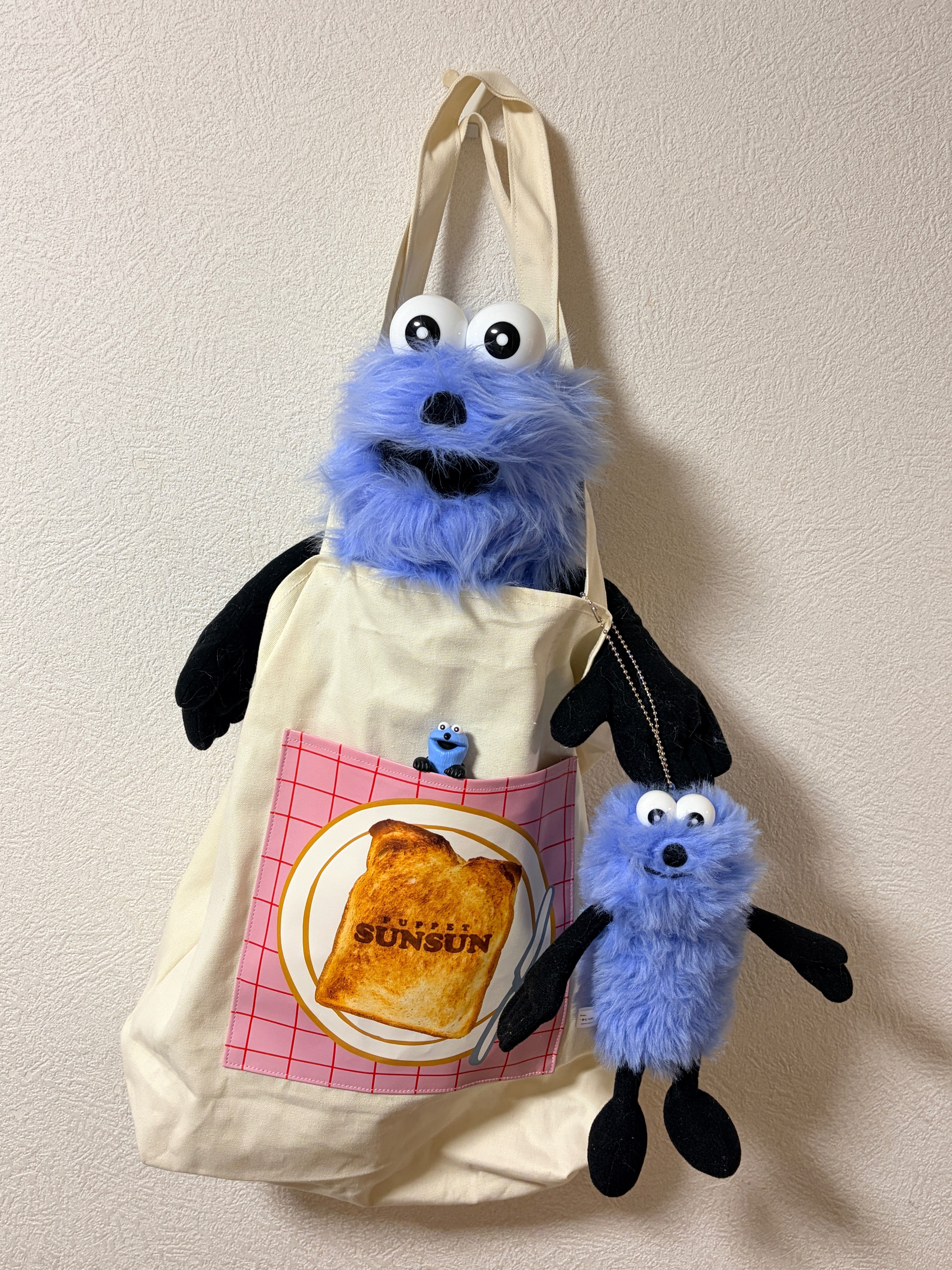 パペットスンスン一番くじ B賞ぬいぐるみ付きトートバッグ B賞