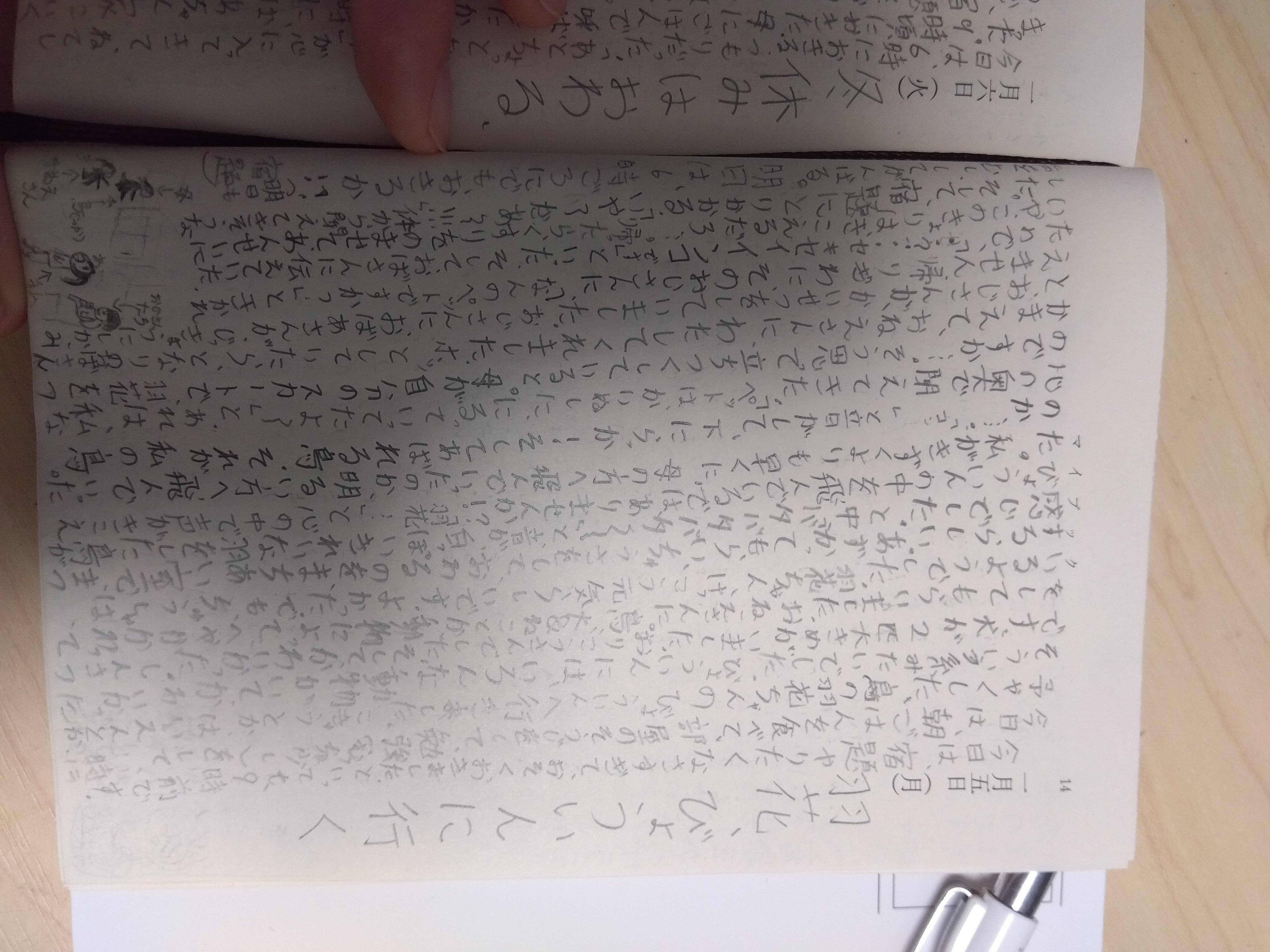 日記 1月5日～1月9日 Ruri 💦 手書き｜Ruri