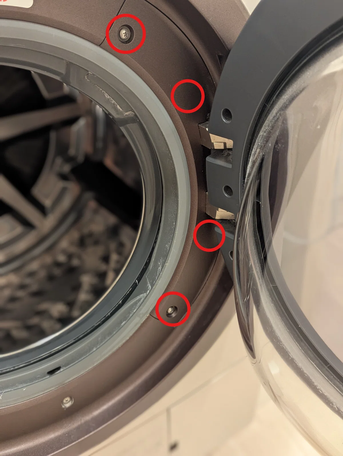 Panasonic ドラム式洗濯機 分解清掃