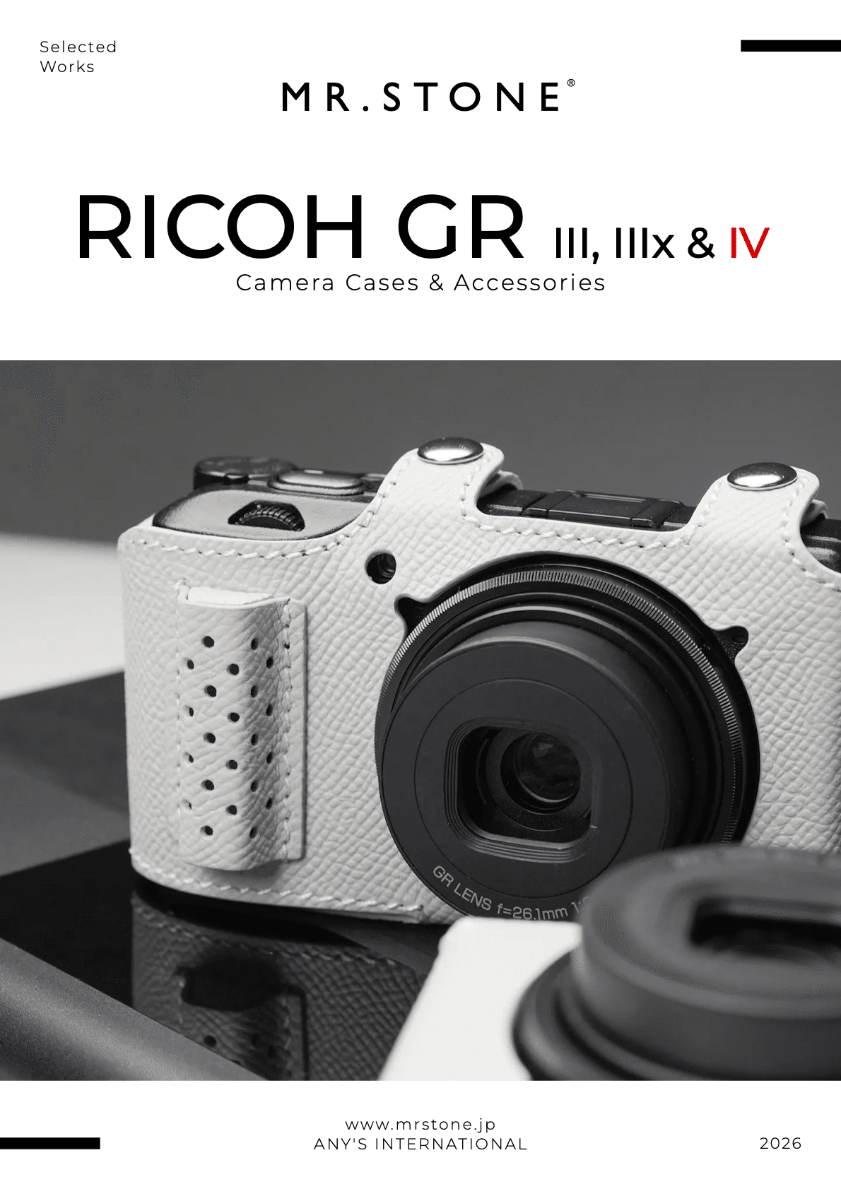 リコーGR専用ボディーケースが完成しました。｜MR.STONE