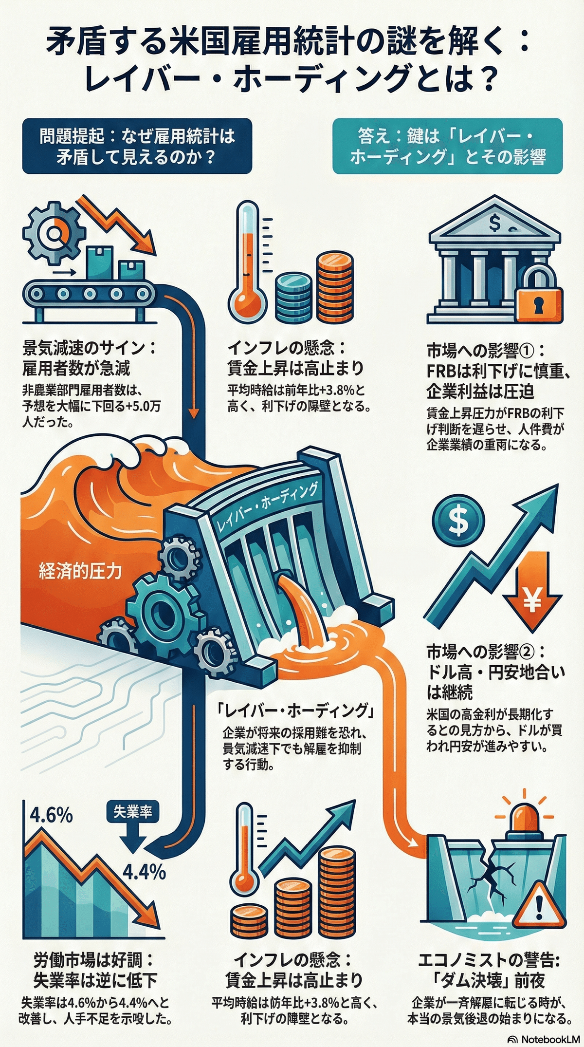 🍀経済指標🍀久しぶりの米国雇用統計の謎：「レイバー・ホーディング」がキーワードですよ！｜Deep Policy Tech