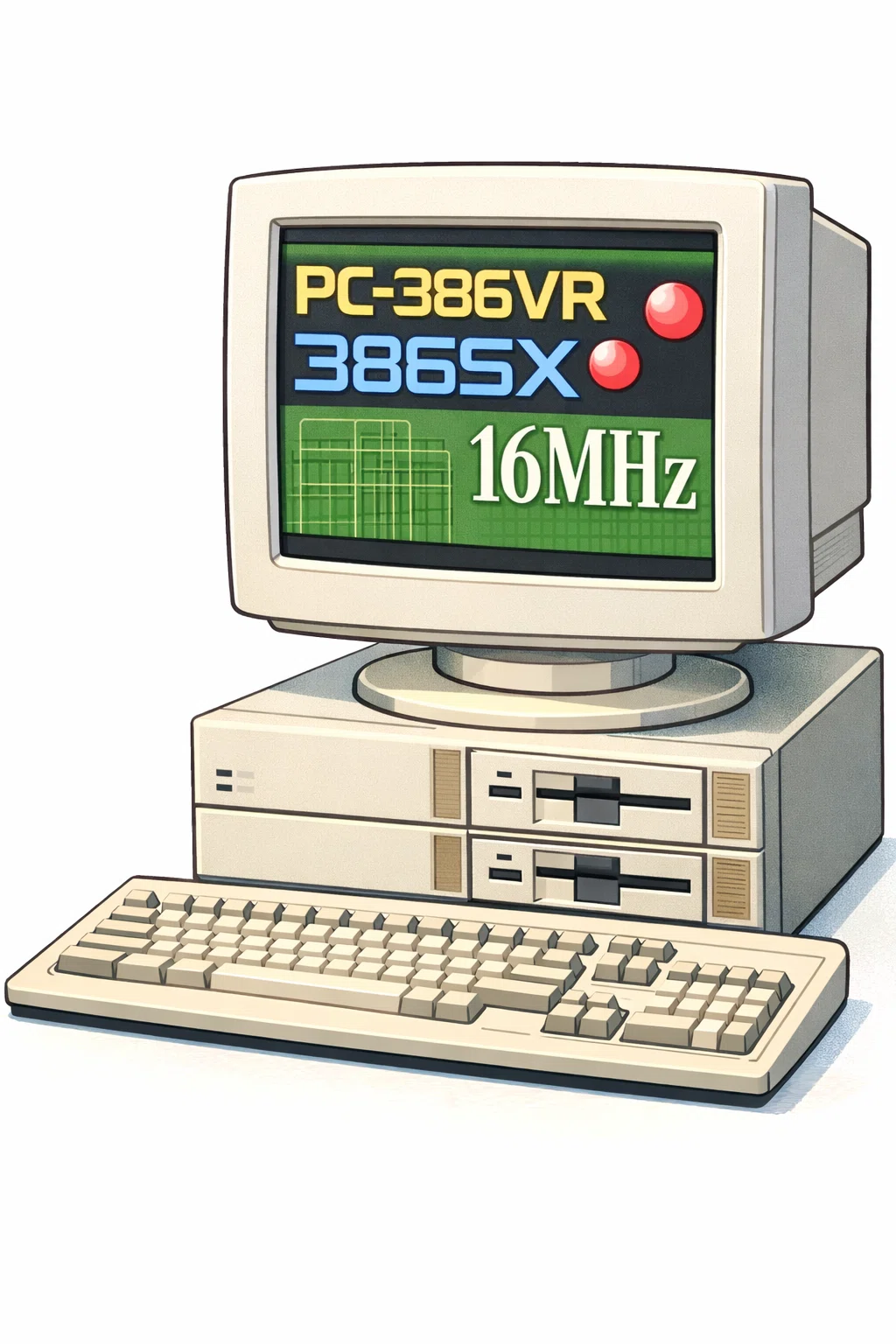 と*の様 デスクトップ現状渡し Windows95世代の私が、戸惑いながらChatGPTに向き合うようになるまでの