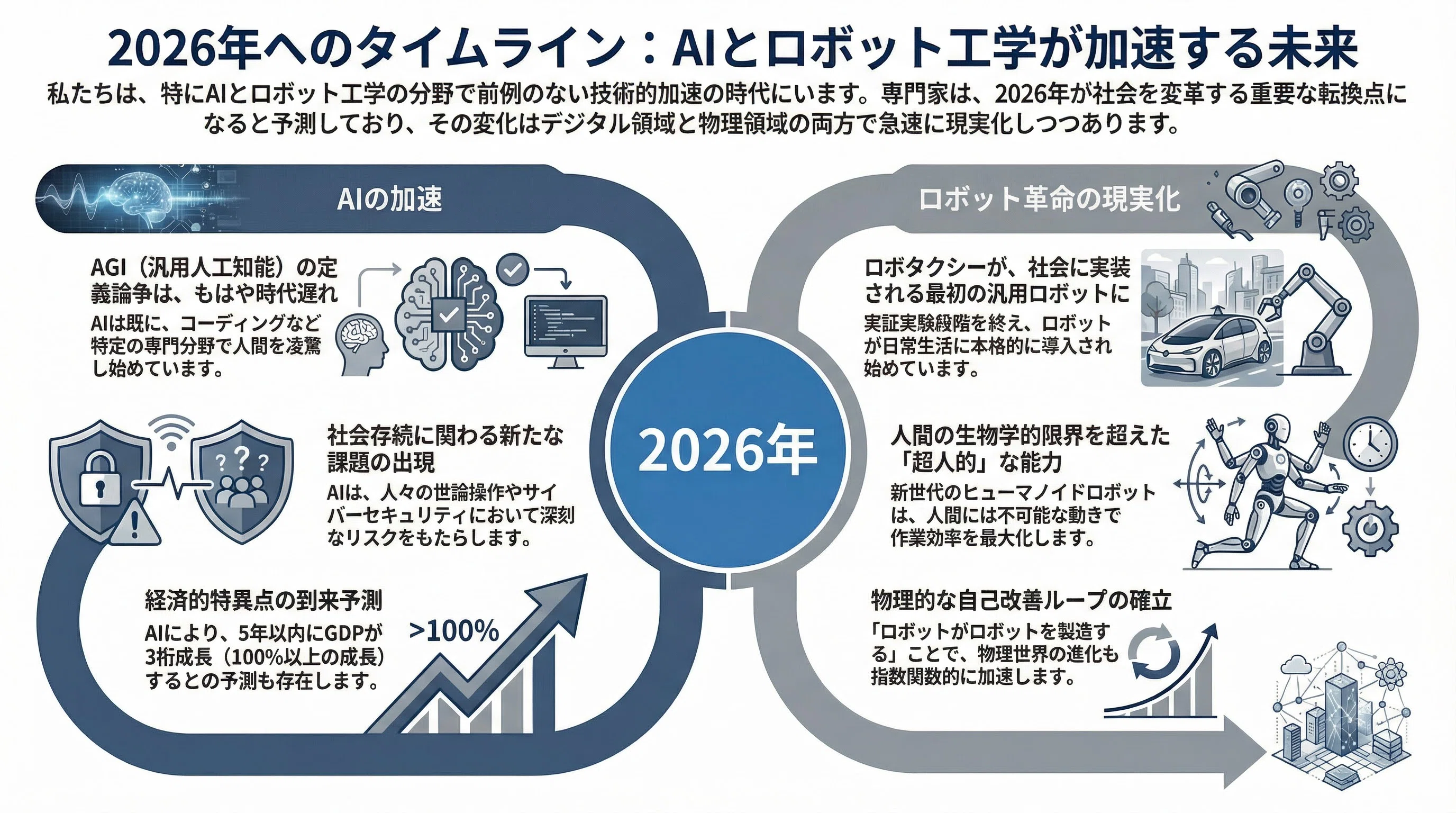 2026年、シンギュラリティはもう始まっている？トップ専門家が語る、AI