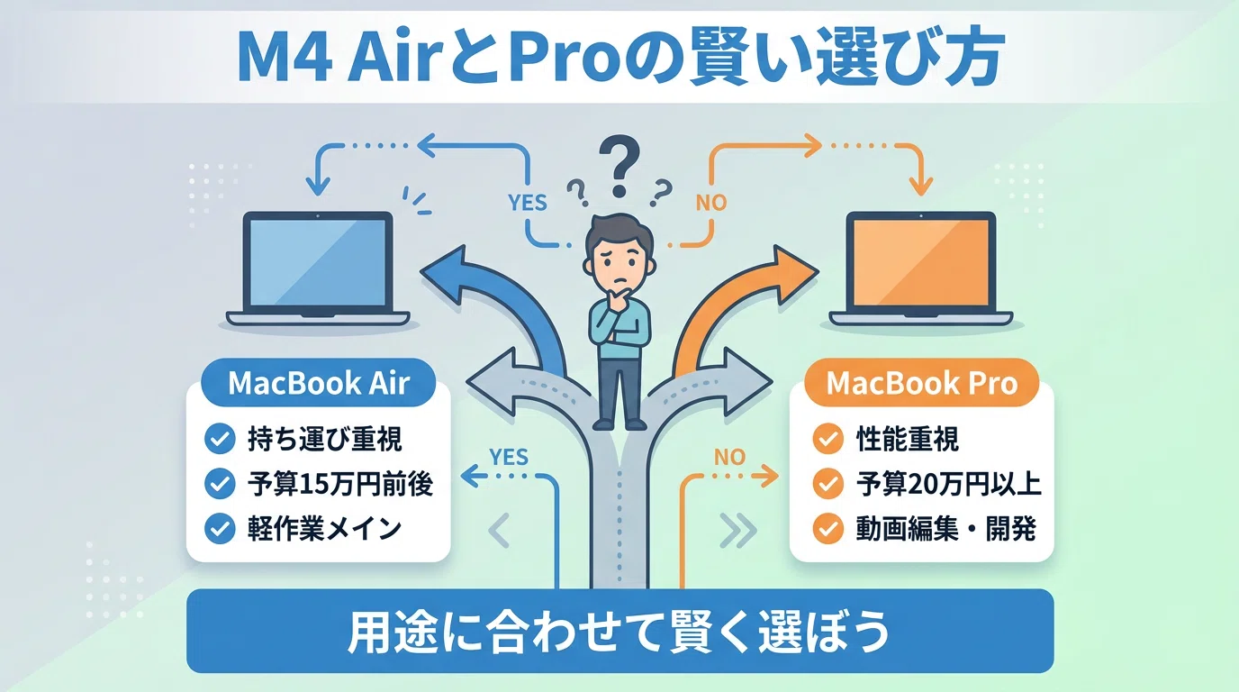 MacBook Air 13インチや15インチで後悔する人が多発する理由は？注意点