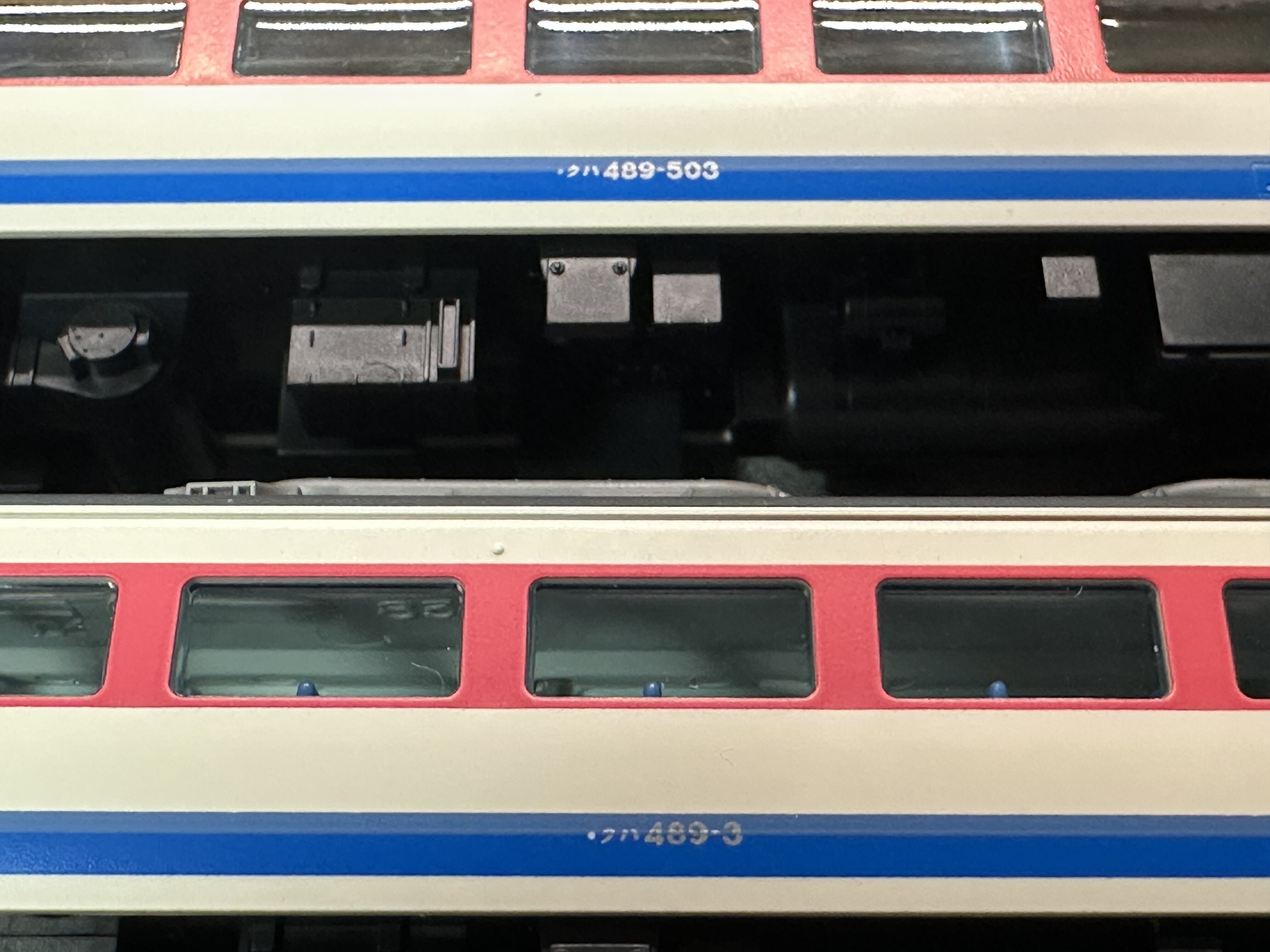 489系（金沢運転所・H03編成・白山）を弄る（その1）現状確認｜ごんつ