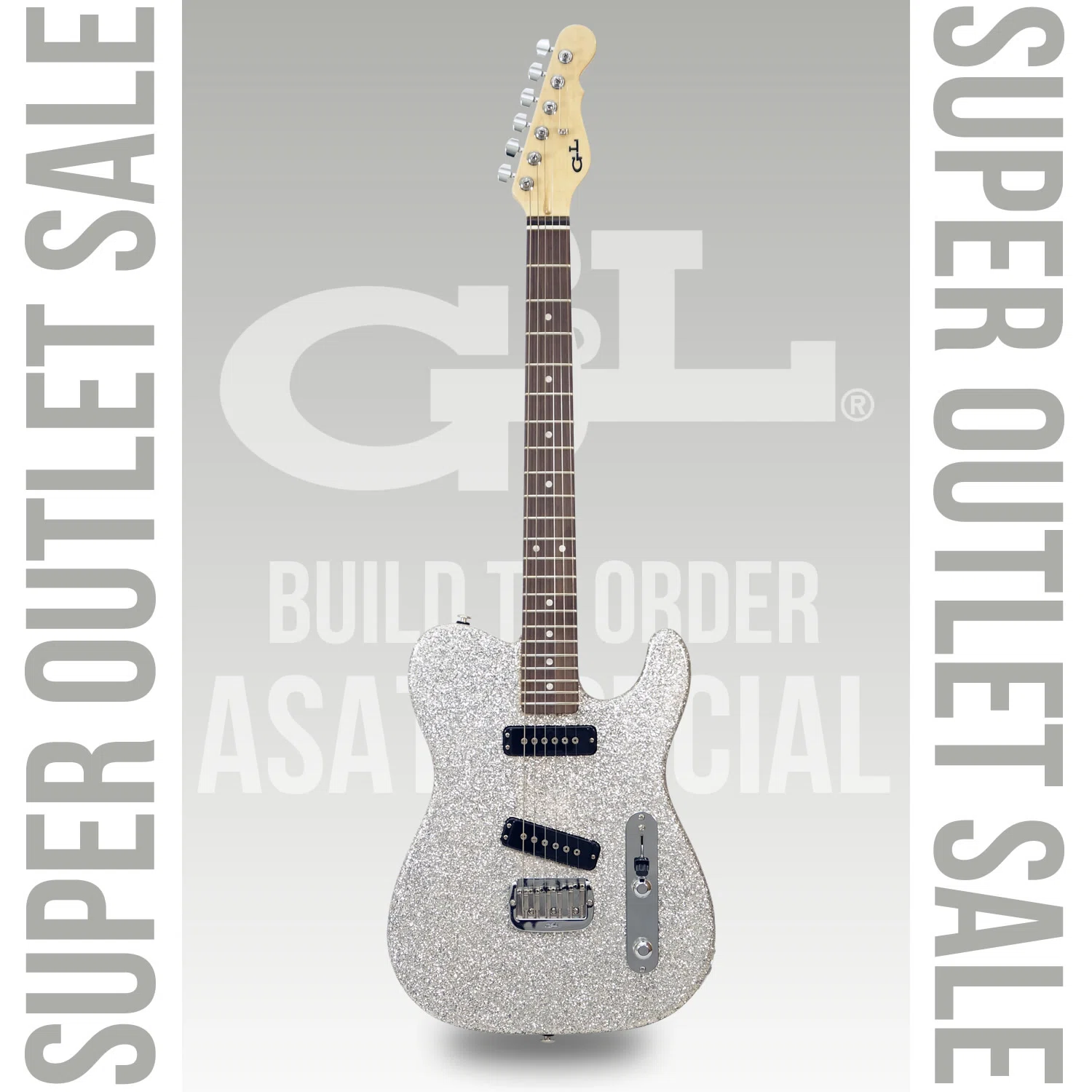 存在感抜群のシルバー・メタル・フレーク！希少な G&L BTO ASAT