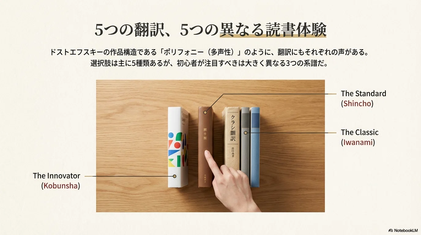 カラマーゾフの兄弟』翻訳比較ガイド！初心者も挫折しないおすすめは
