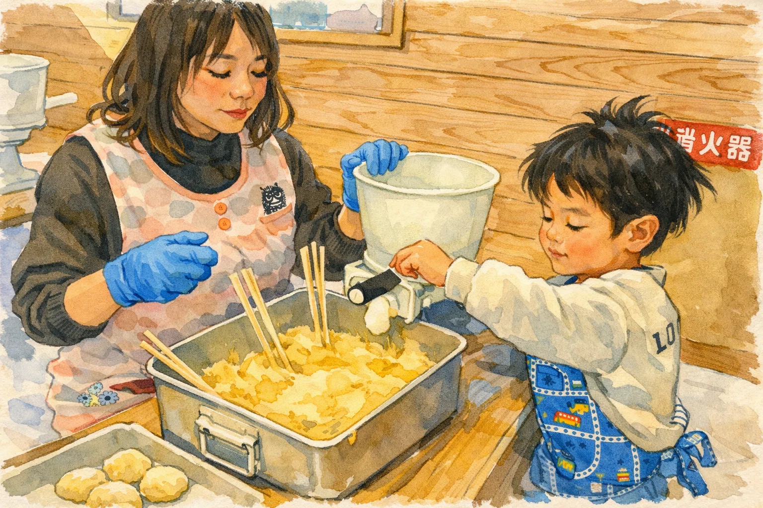 お餅がつなぐ、園と家庭～向山こども園のお餅つきが生み出した時間