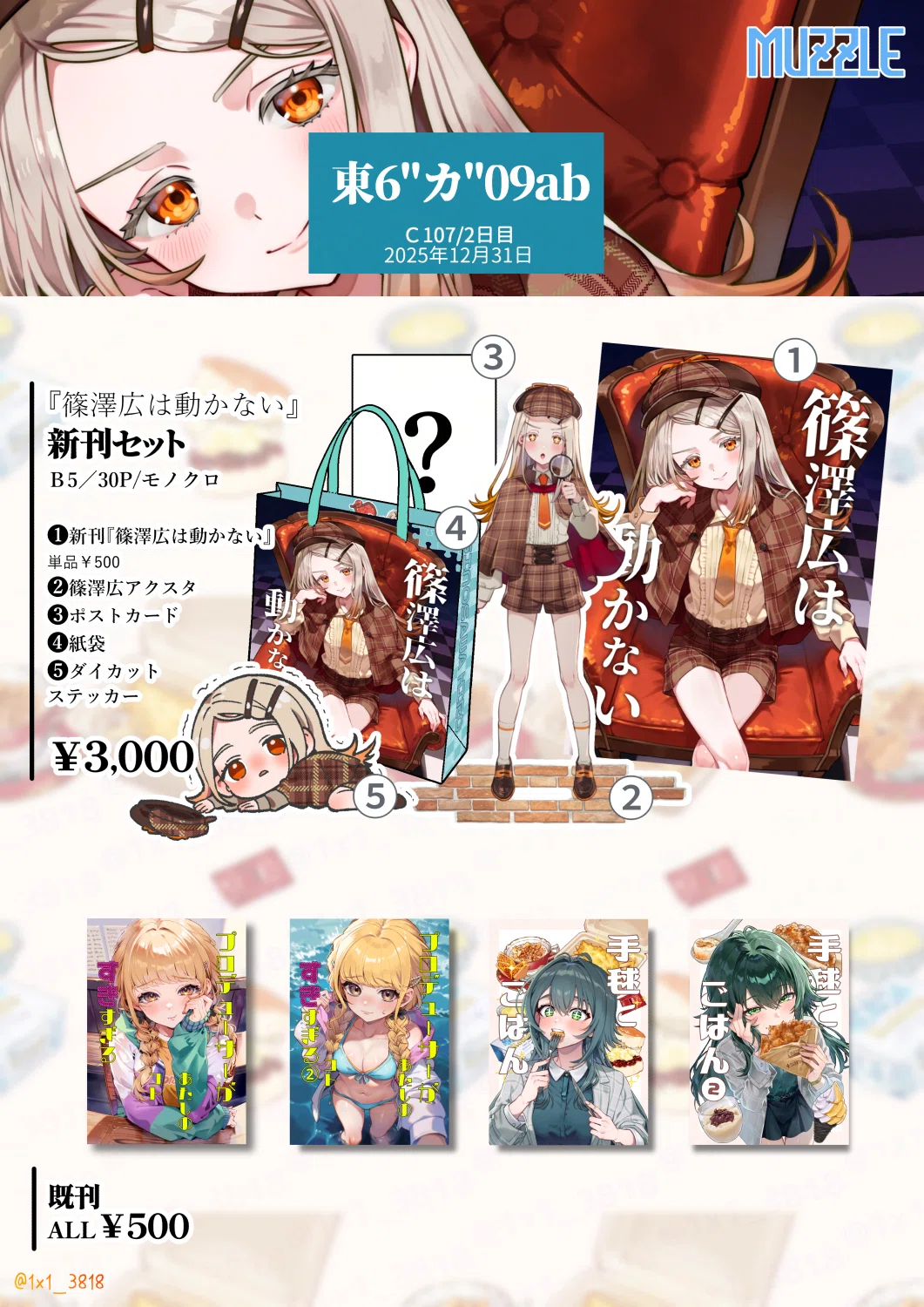 レポート】C107での売上、頒布数の報告。【お誕生日席、島中、偽壁