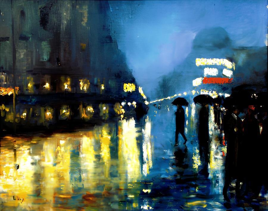 雨のベルリンが光り出すとき——レッサー・ユリィの“濡れた夜景”｜東京