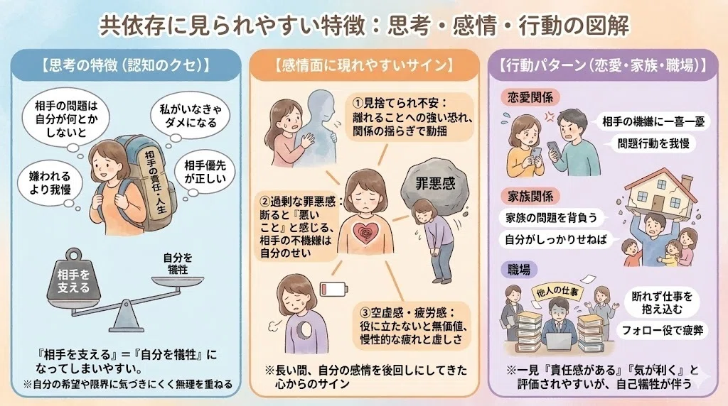 共依存とは?優しさと自己犠牲の違いをやさしく解説|苦しい人間関係から心を守るために|Mental Care Journal