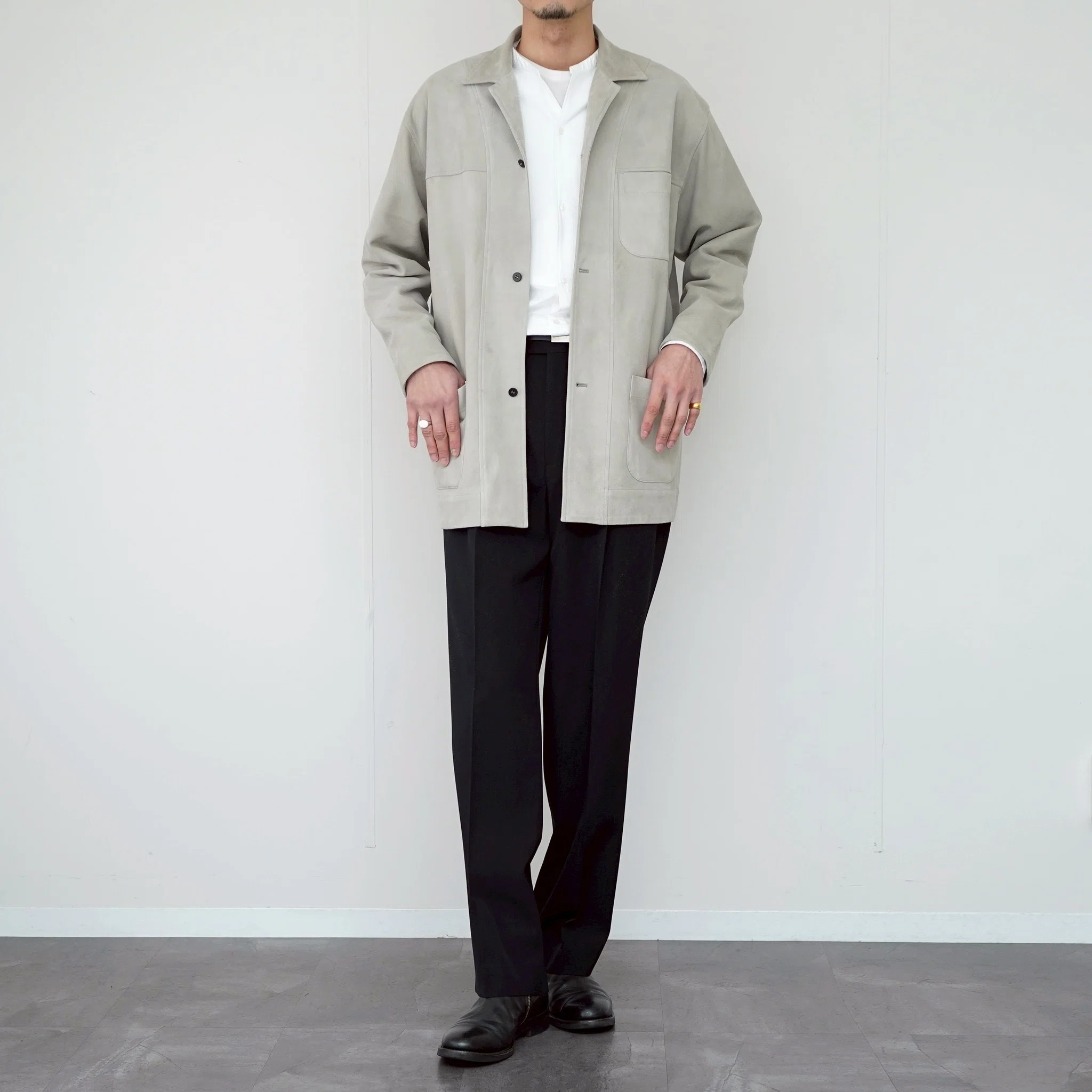 2026SS【Cale】sheep suede light Jacket本日よりオンライン販売開始