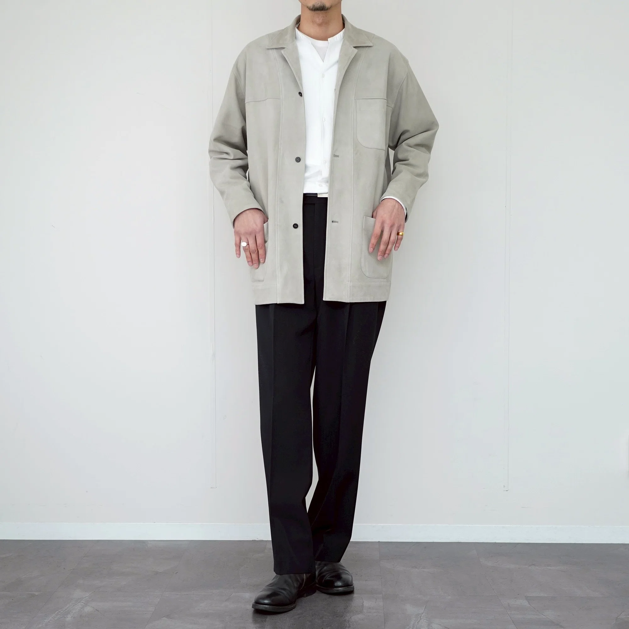 2026SS【Cale】sheep suede light Jacket本日よりオンライン販売開始 
