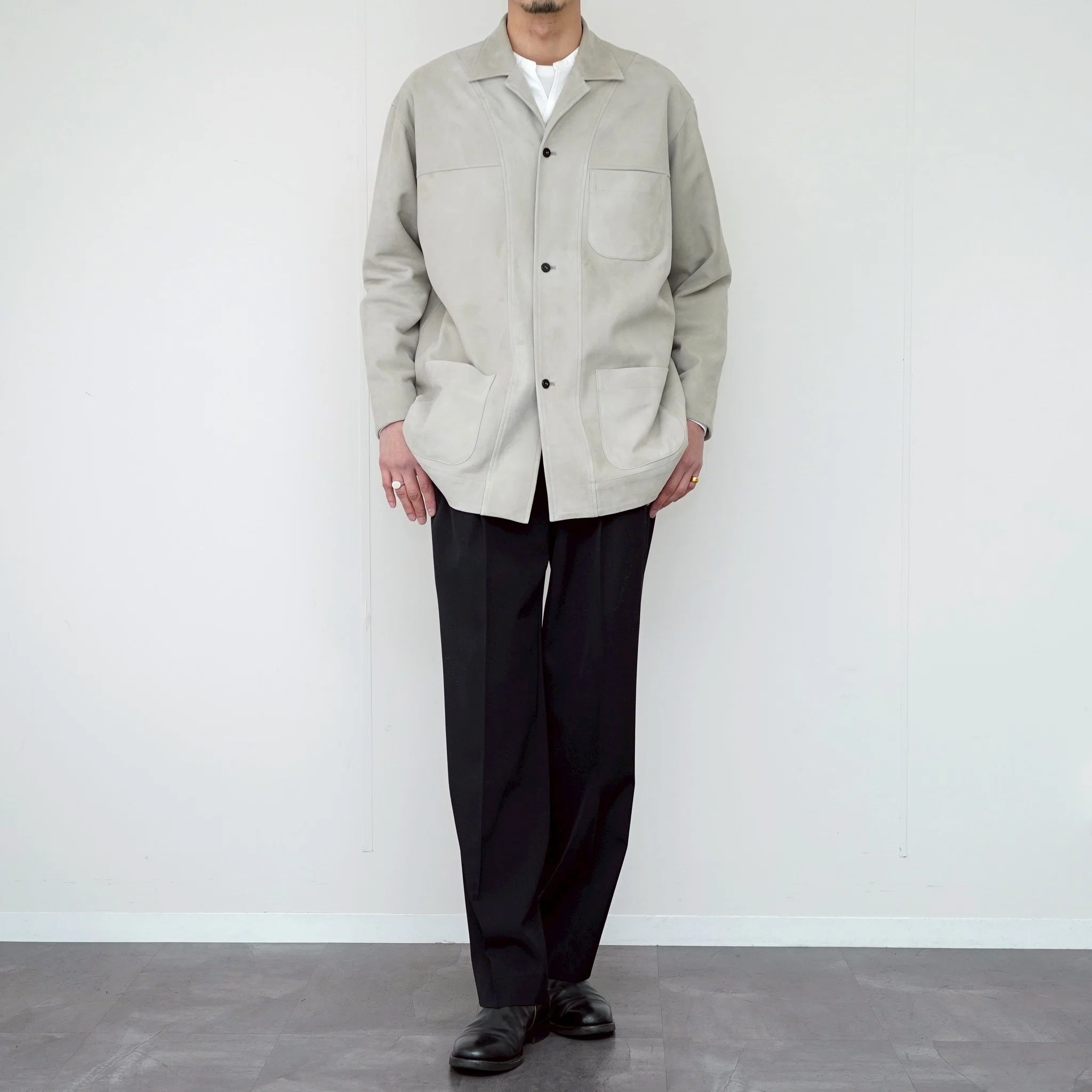 2026SS【Cale】sheep suede light Jacket本日よりオンライン販売開始