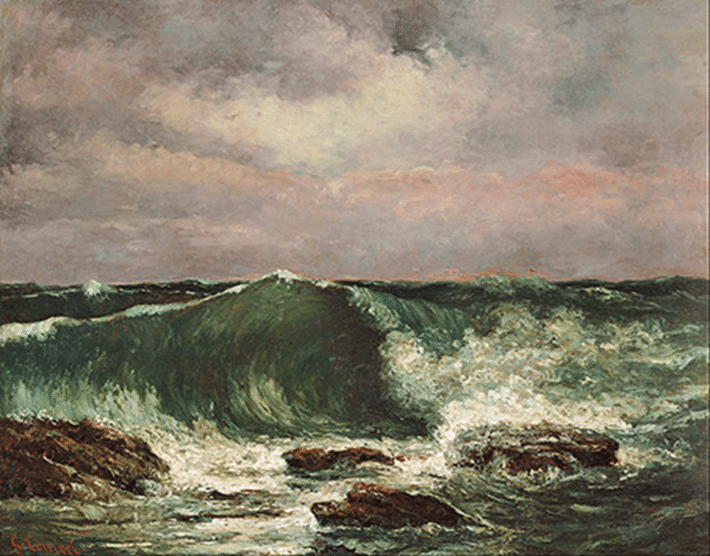 詩情の巣箱(エッセイ) ④ クールベの波｜瀬戸風 凪