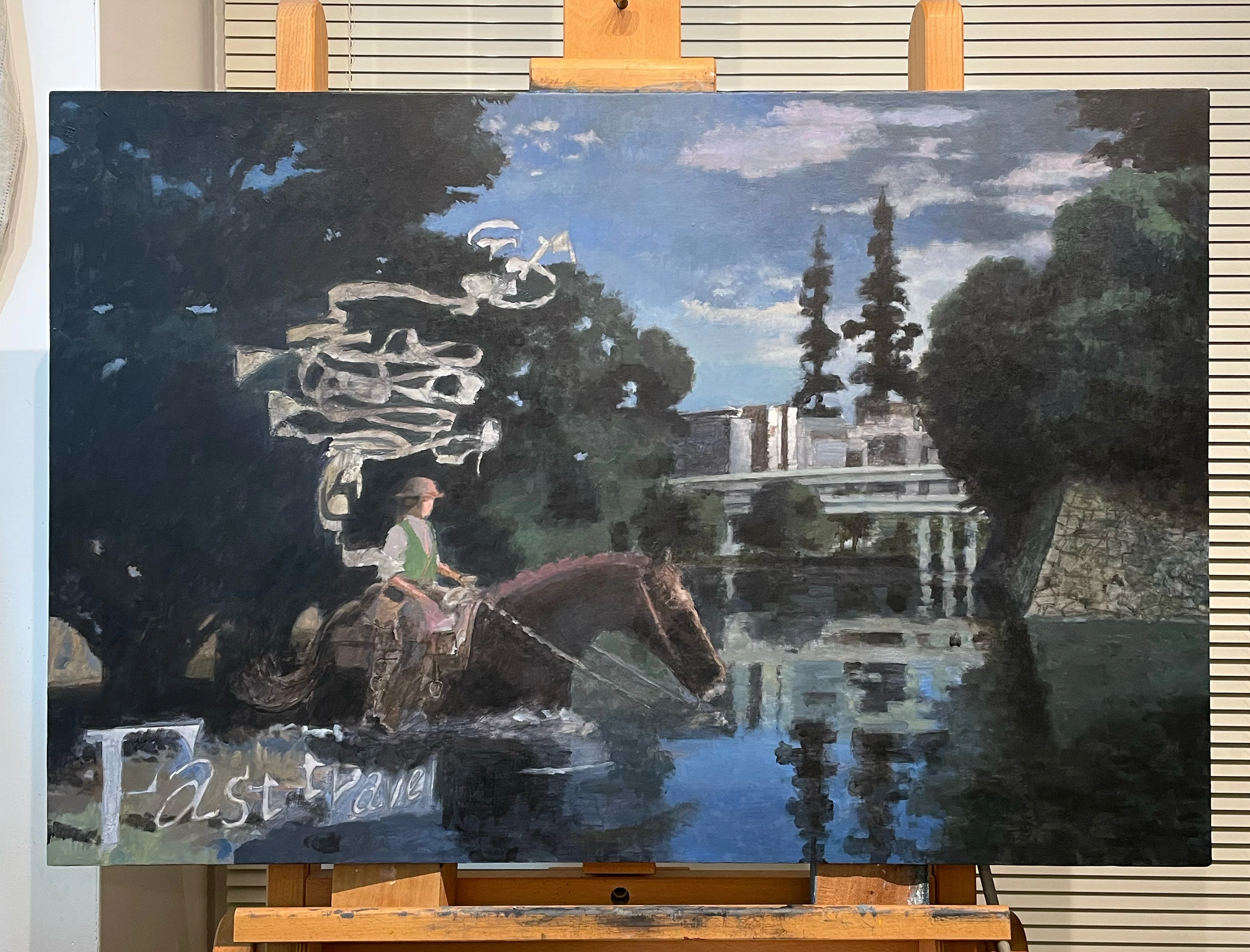 アクリル画の制作プロセス｜木内達朗🐶Tatsuro Kiuchi