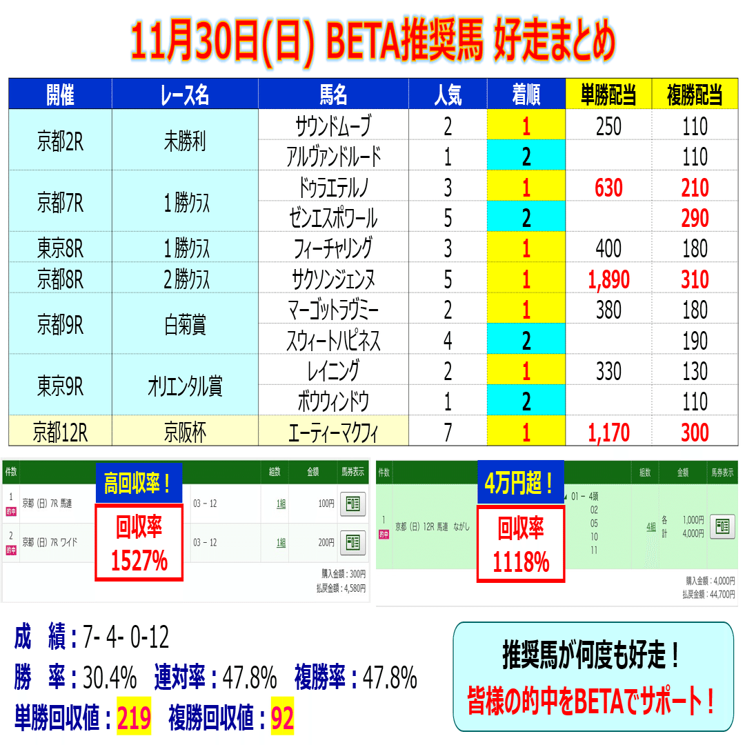 馬券的中サポート【BETA】＜1/12(月)＞｜邪推師GANMA