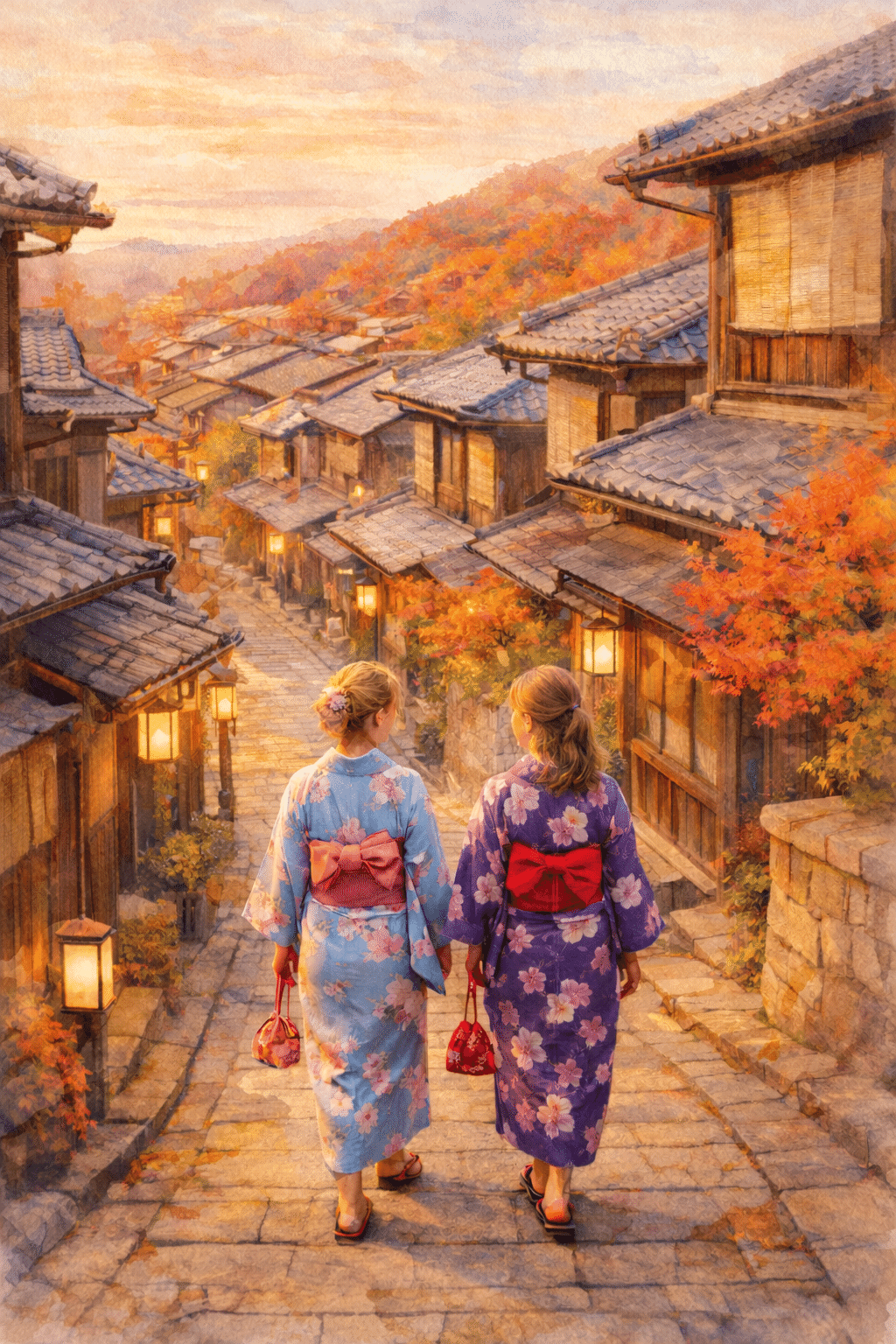 夕暮れ #AIアート｜ピナクル