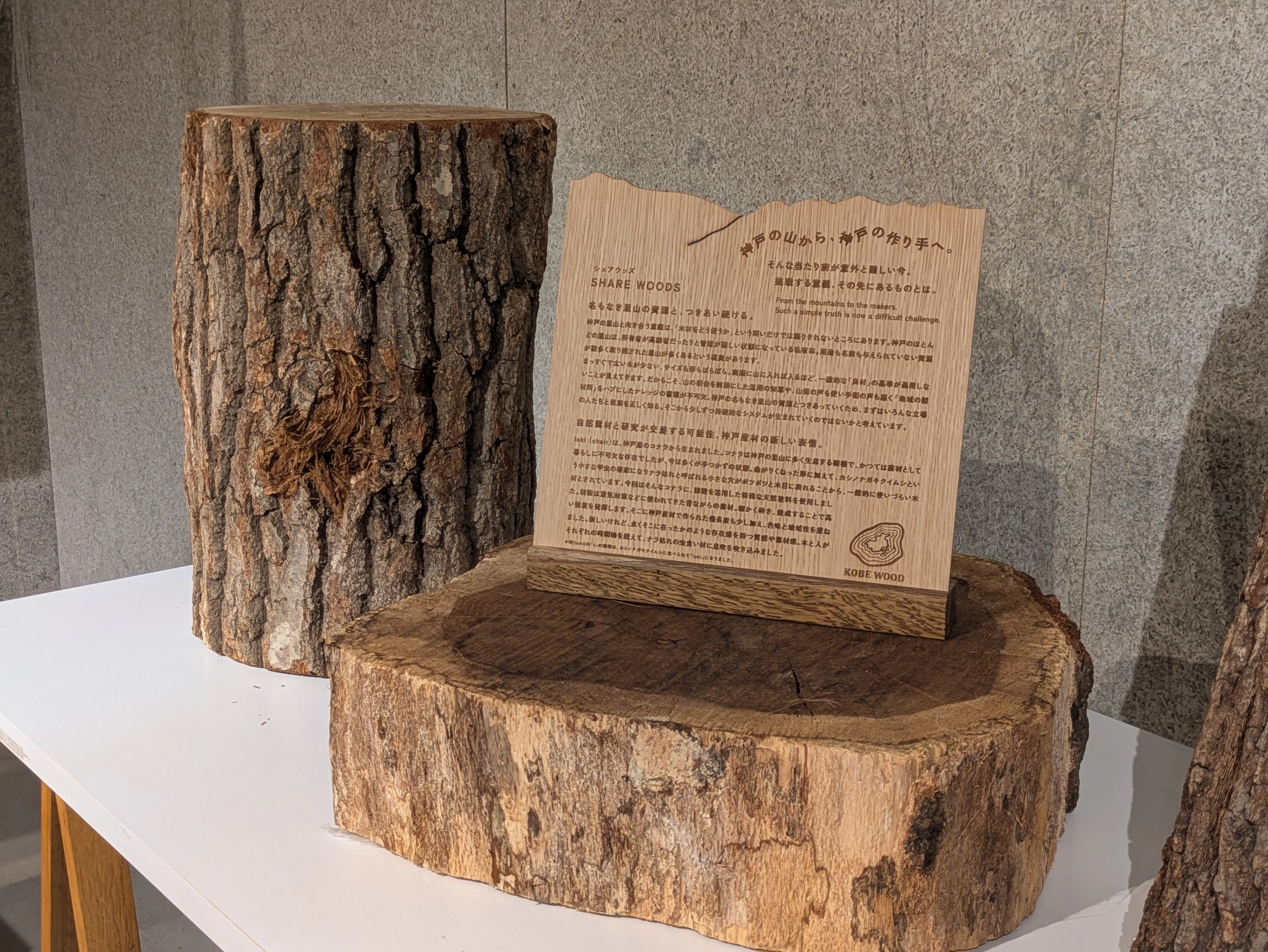 MOCTION企画展 vol.105 KOBE WOOD ～森を使って、未来へつなぐ