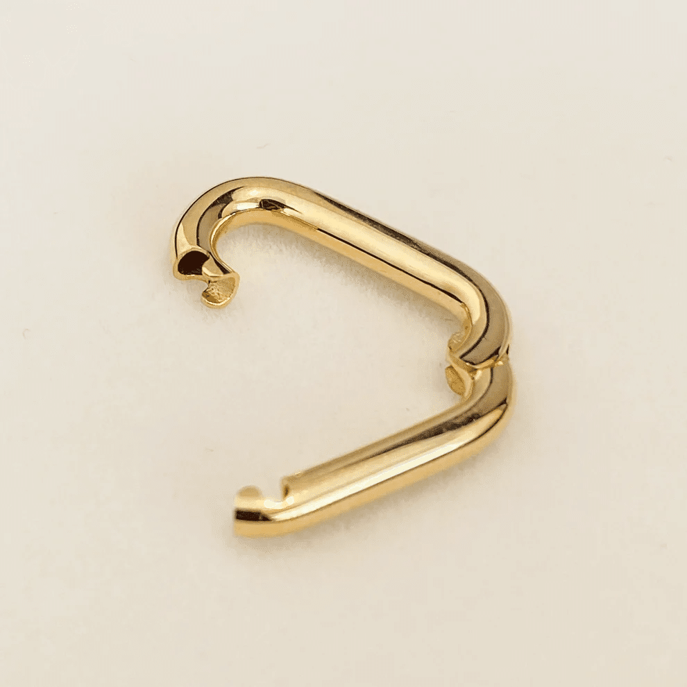 K18YG WG YG クラスプ オーバル 18金 パーツ チャーム 開口 コマ 大ぶり・しっかり・太め】 K18 オーバルクラスプ｜Jewelry Hills Tokyo