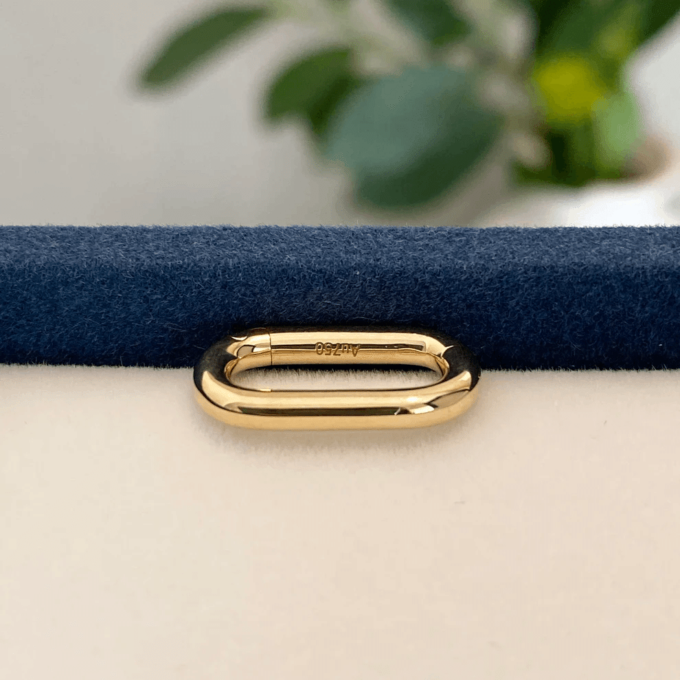 大ぶり・しっかり・太め】 K18 オーバルクラスプ｜Jewelry Hills Tokyo