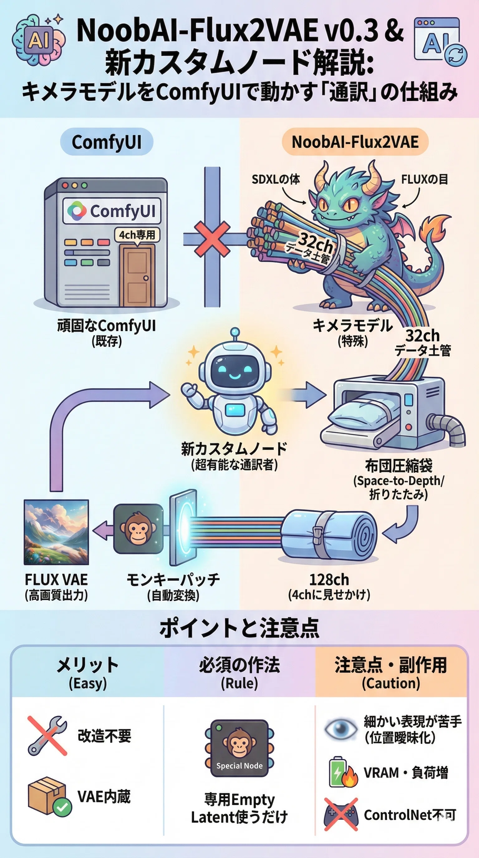 SDXL-Flux2VAEの進捗v0.3の公開｜SDXL-Flux2VAE-ComfyUI-Nodeの紹介 