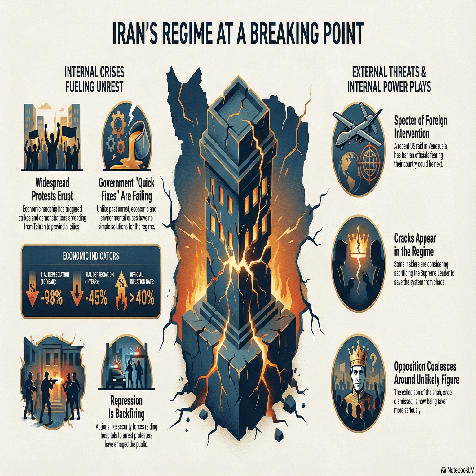 Convict English：(334) 揺らぐイラン体制：抗議行動・通貨崩壊・対外介入の影｜Hafnium