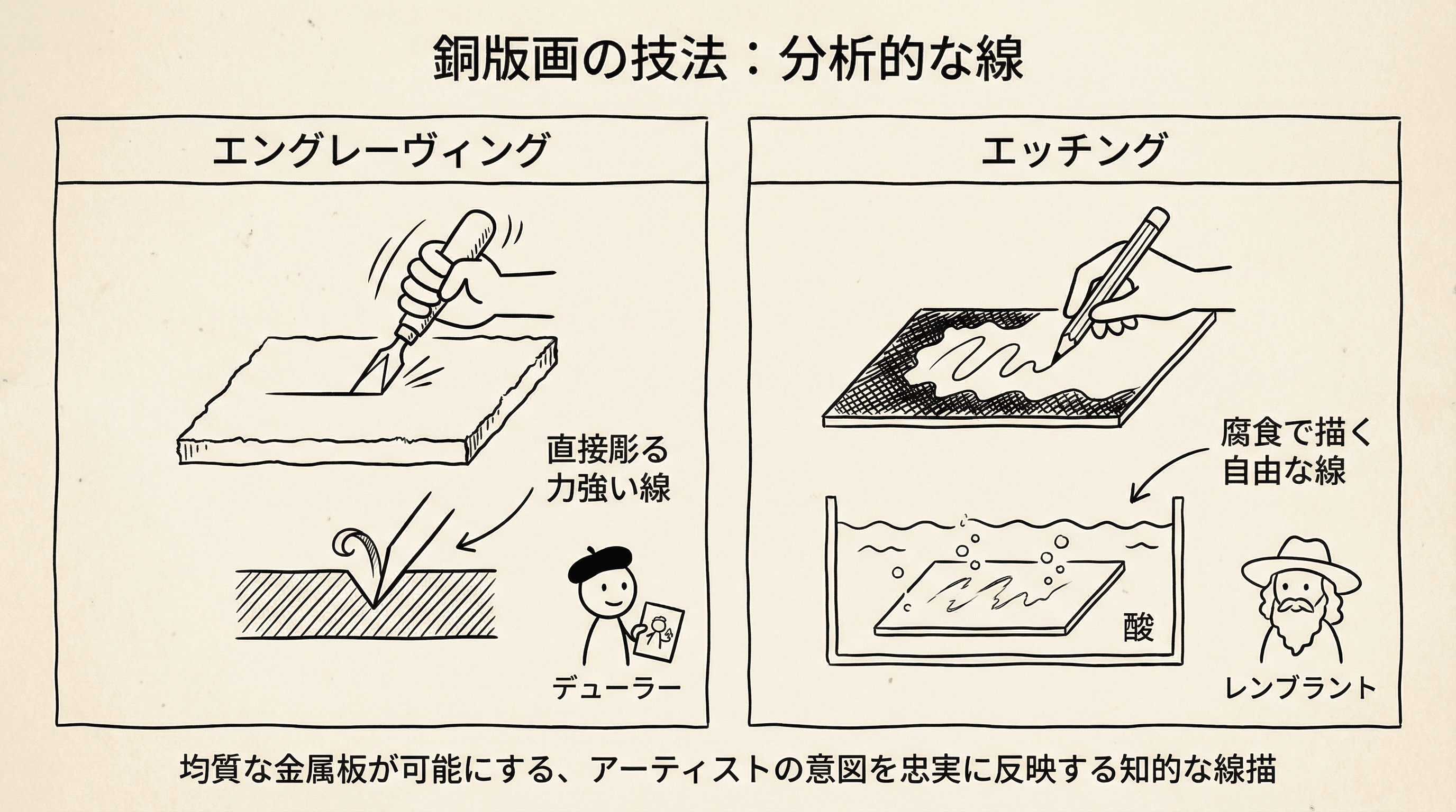 第52回：金属に刻む知性の線—銅版画が拓く「分析的」な視線｜働く身体