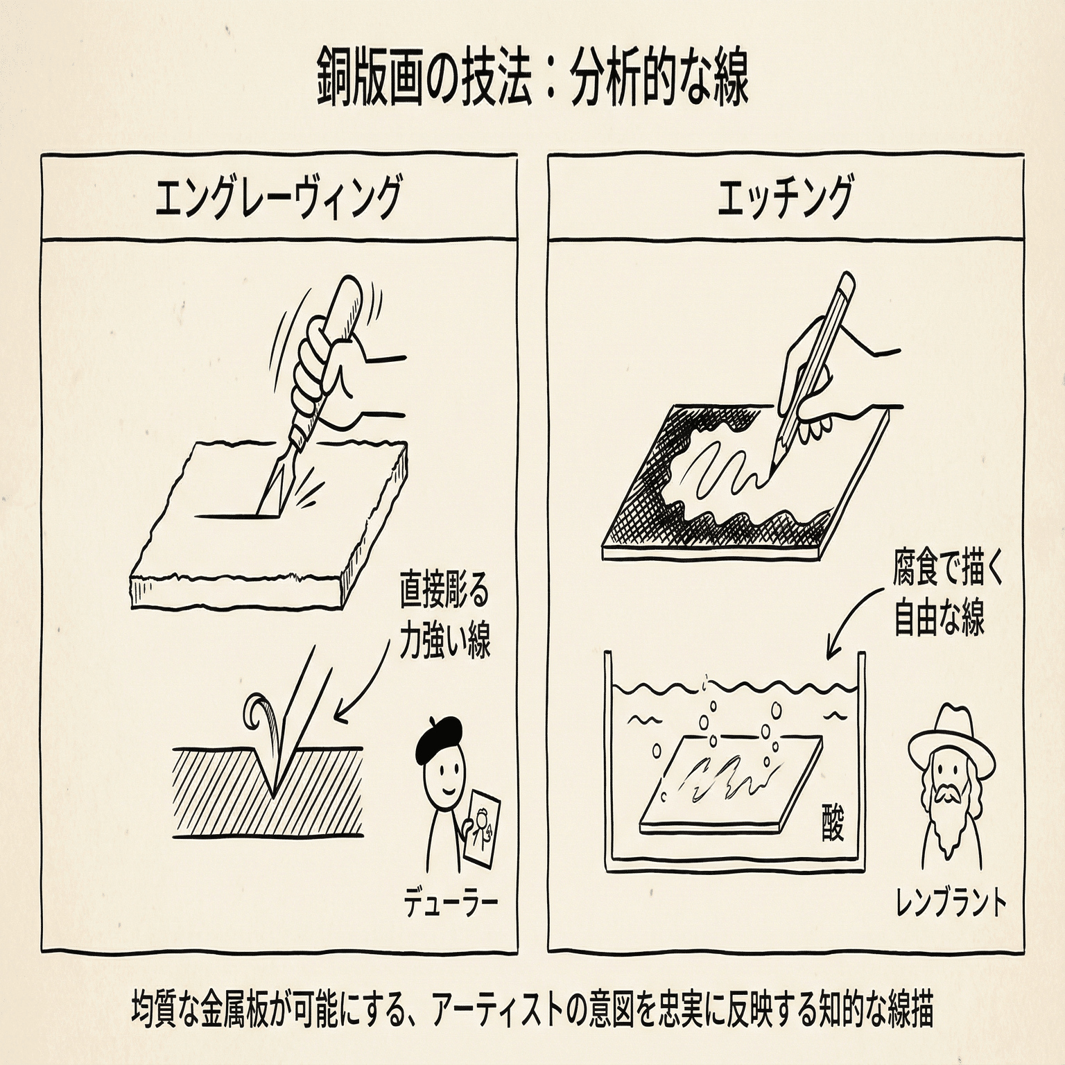 第52回：金属に刻む知性の線—銅版画が拓く「分析的」な視線｜働く身体