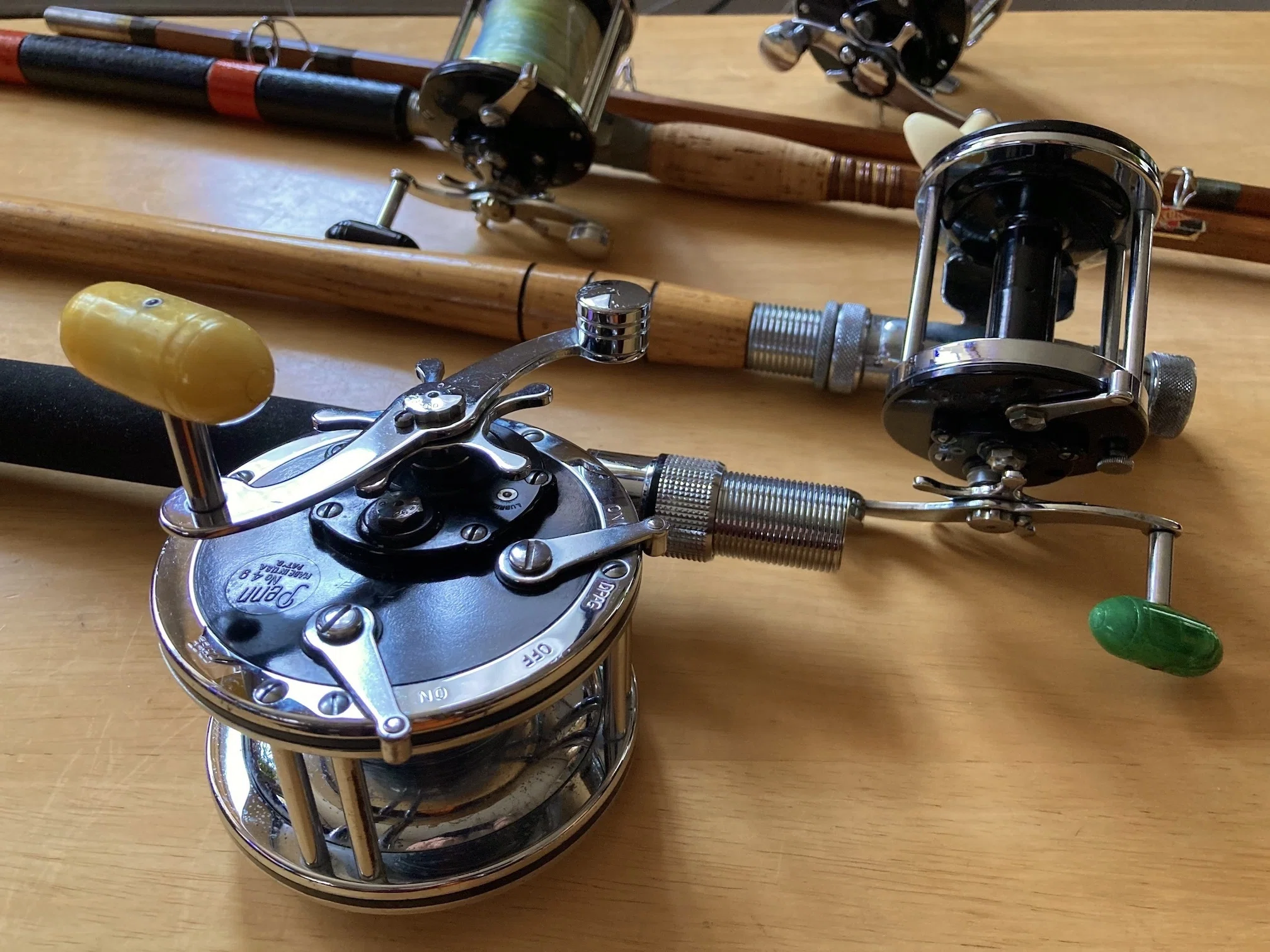 🎣オールドフィッシングタックル033 増速リールの3分類 ~ Conventional