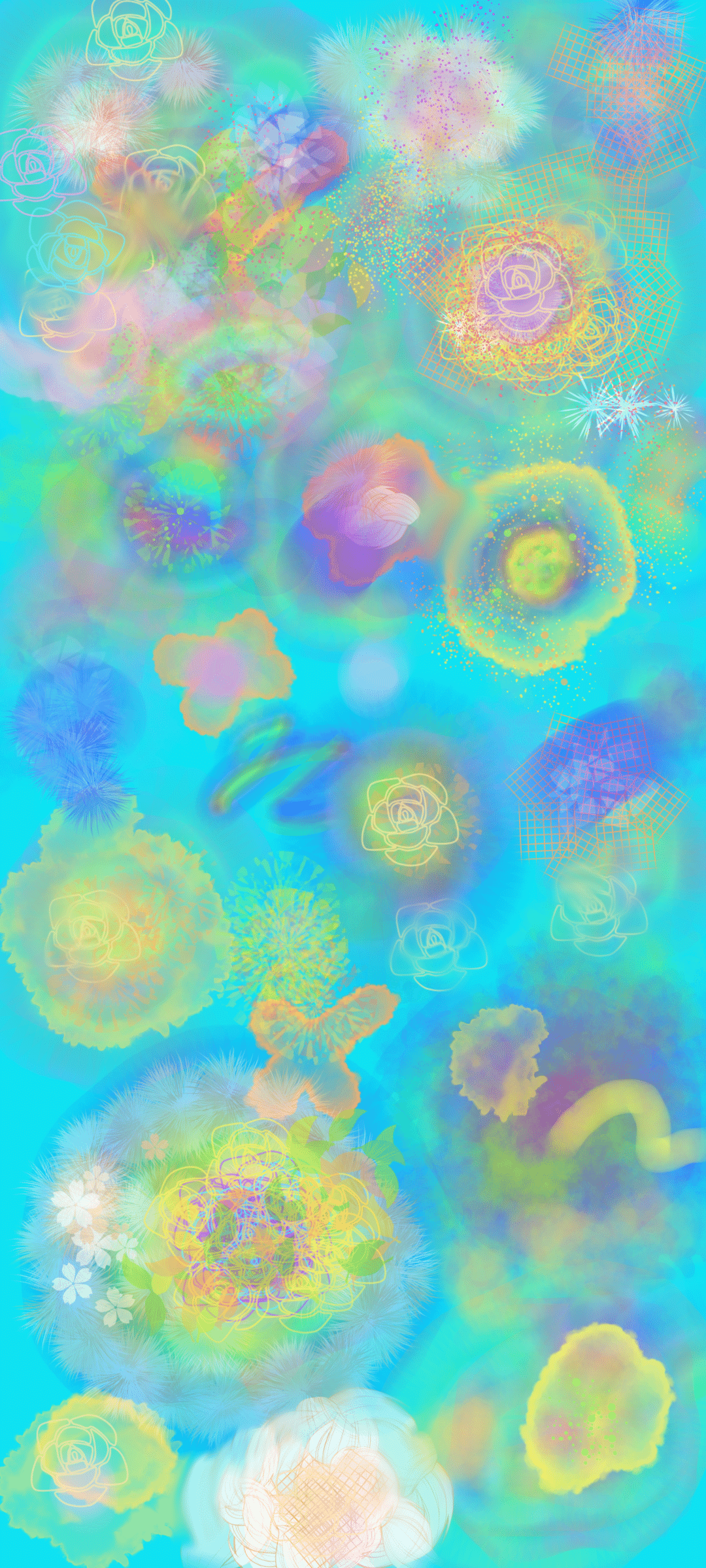 デジタル抽象画 楽しい。｜しげち