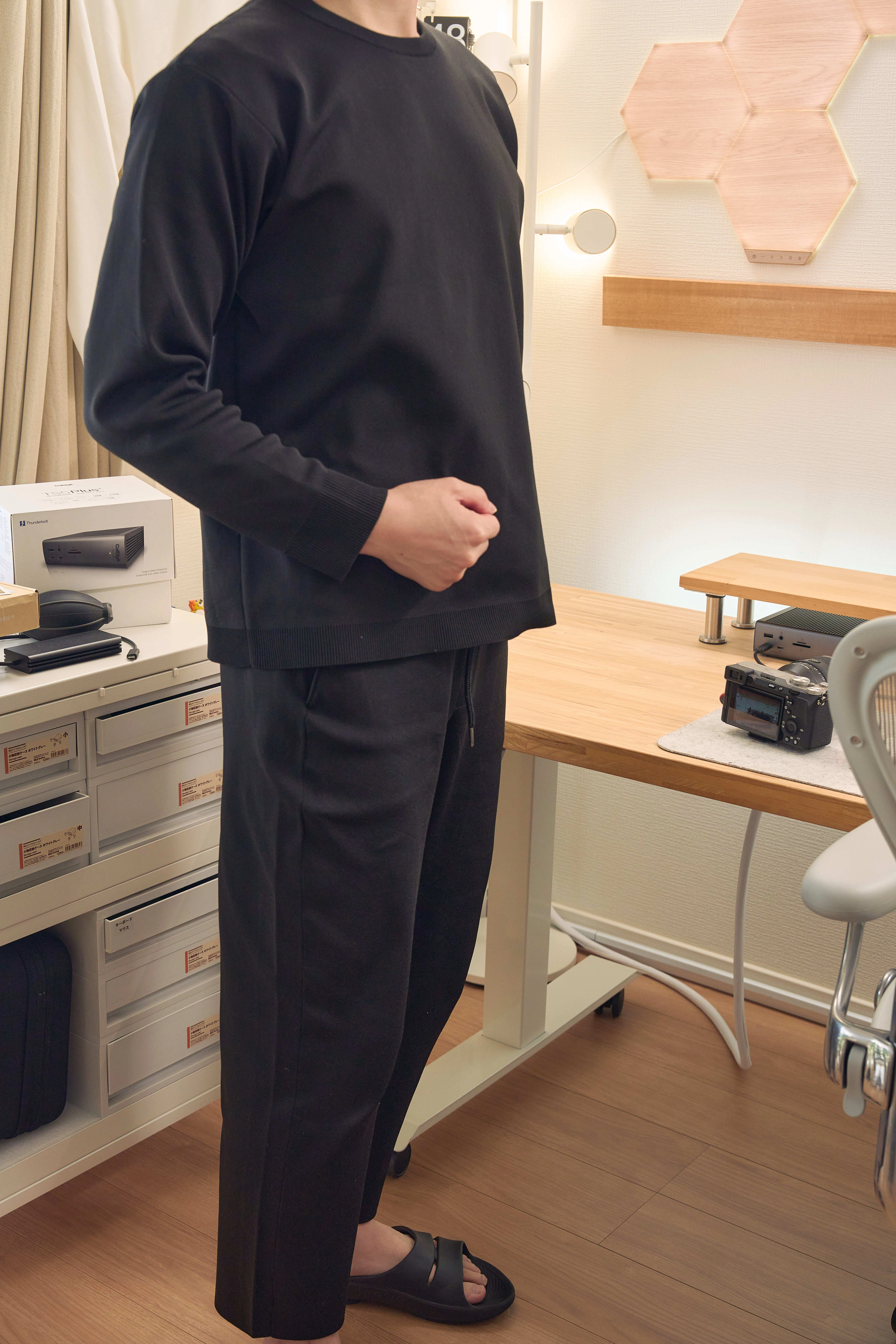 Macqlo ultimex washable ankle knit pants MAX STUDIO Twill Knit