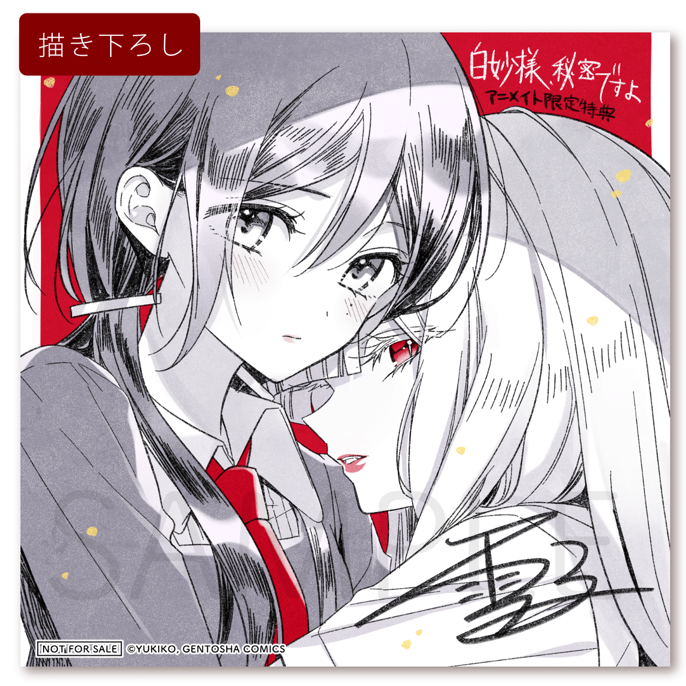 白妙様、秘密ですよ①特典など｜雪子