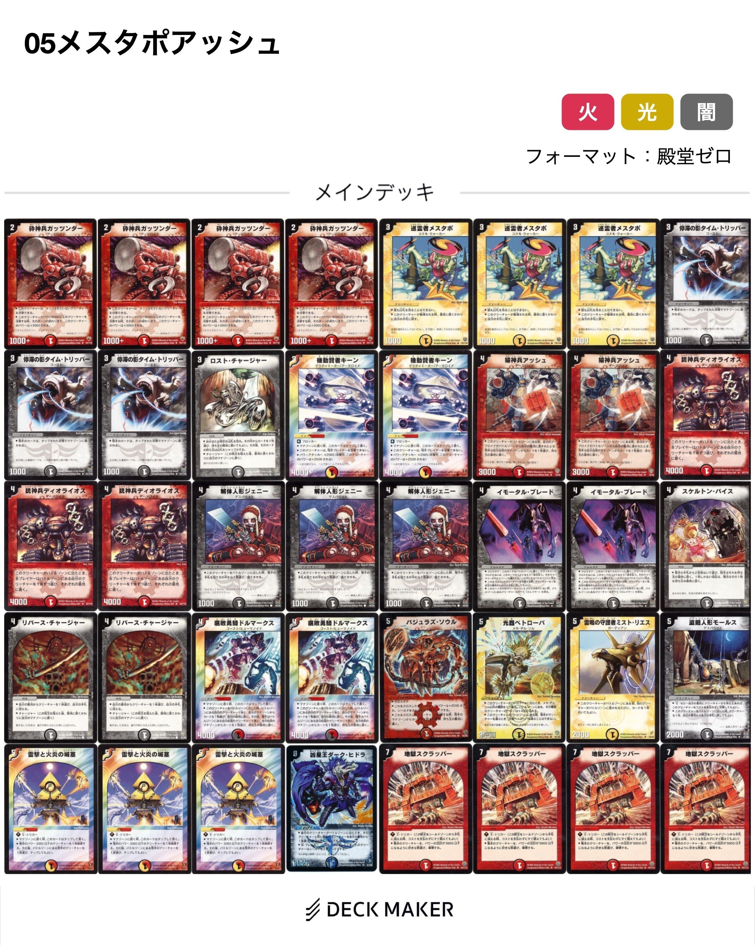 俺的”デュエマクラシック05“ファンデッキ”集！〜火編〜｜スガサワスイッチ