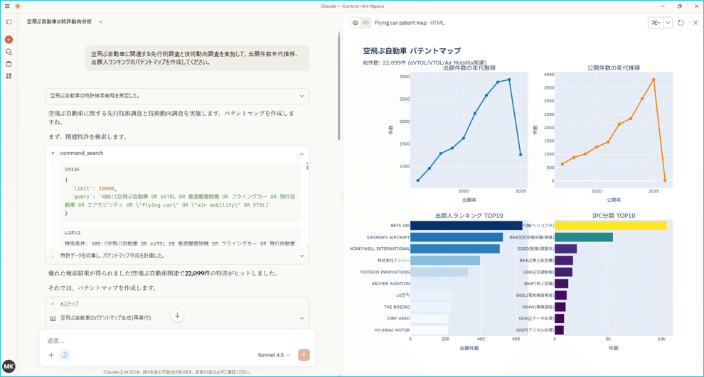 Patentfield APIとMCPで作る「知財AIエージェント」開発(1)｜mk