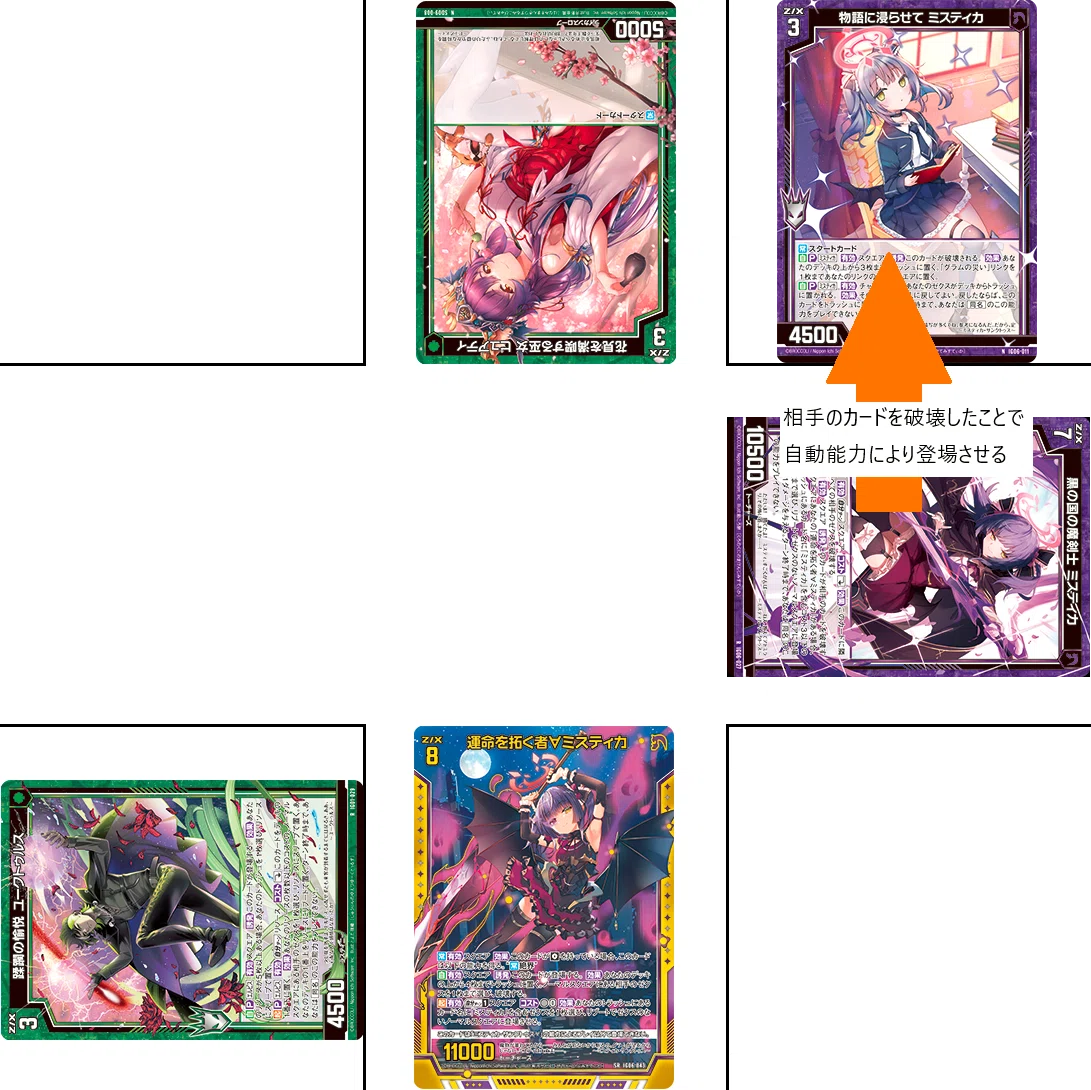 Z/X/ゼクス/IG06/SEC/シークレット/黒の国の魔剣士 ミスティカ 2枚 Z/X