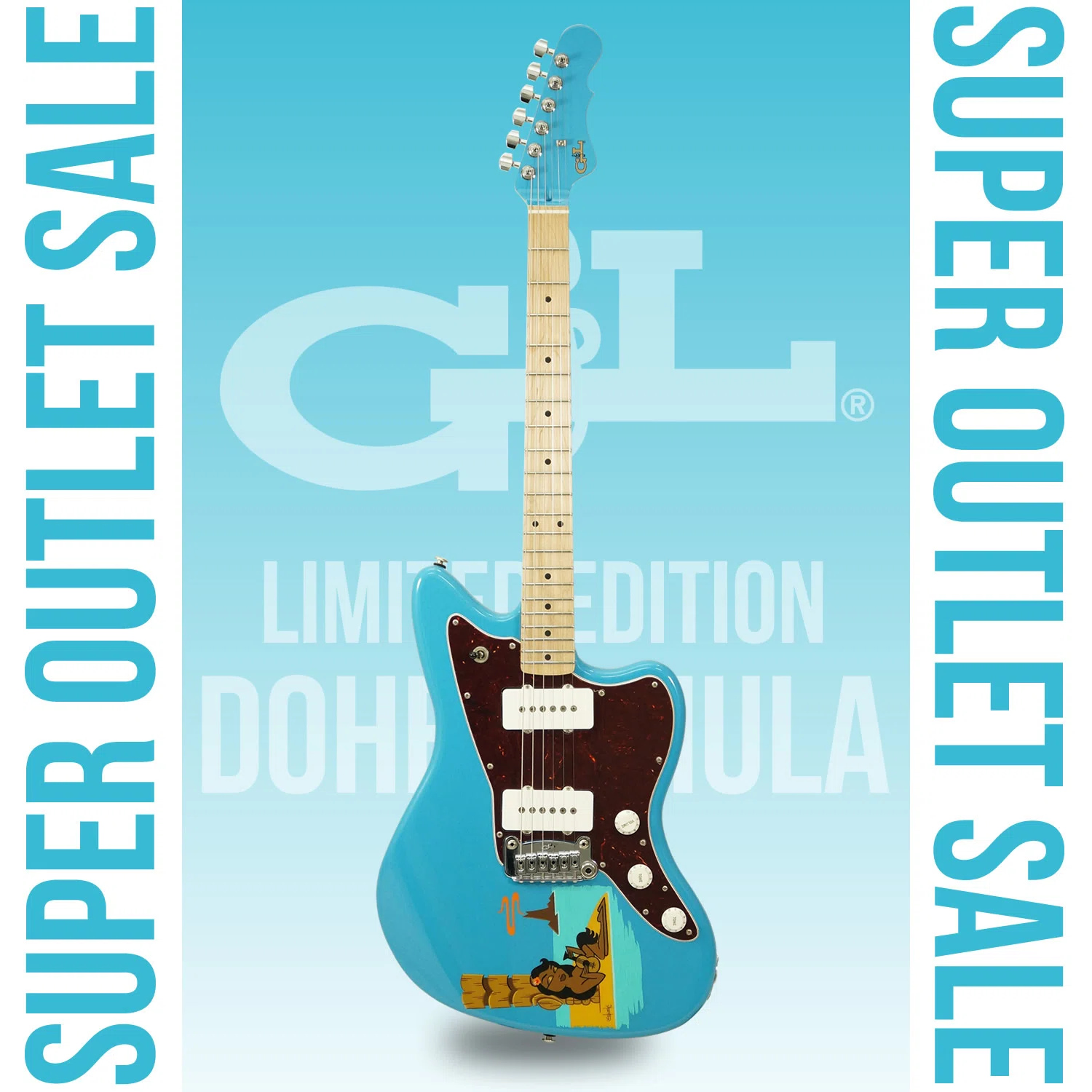 G&L流オフセットボディー「DOHENY」のUSA製特別限定モデルをスペシャル G&L流オフセットボディー「DOHENY」のUSA製特別限定モデルをスペシャル