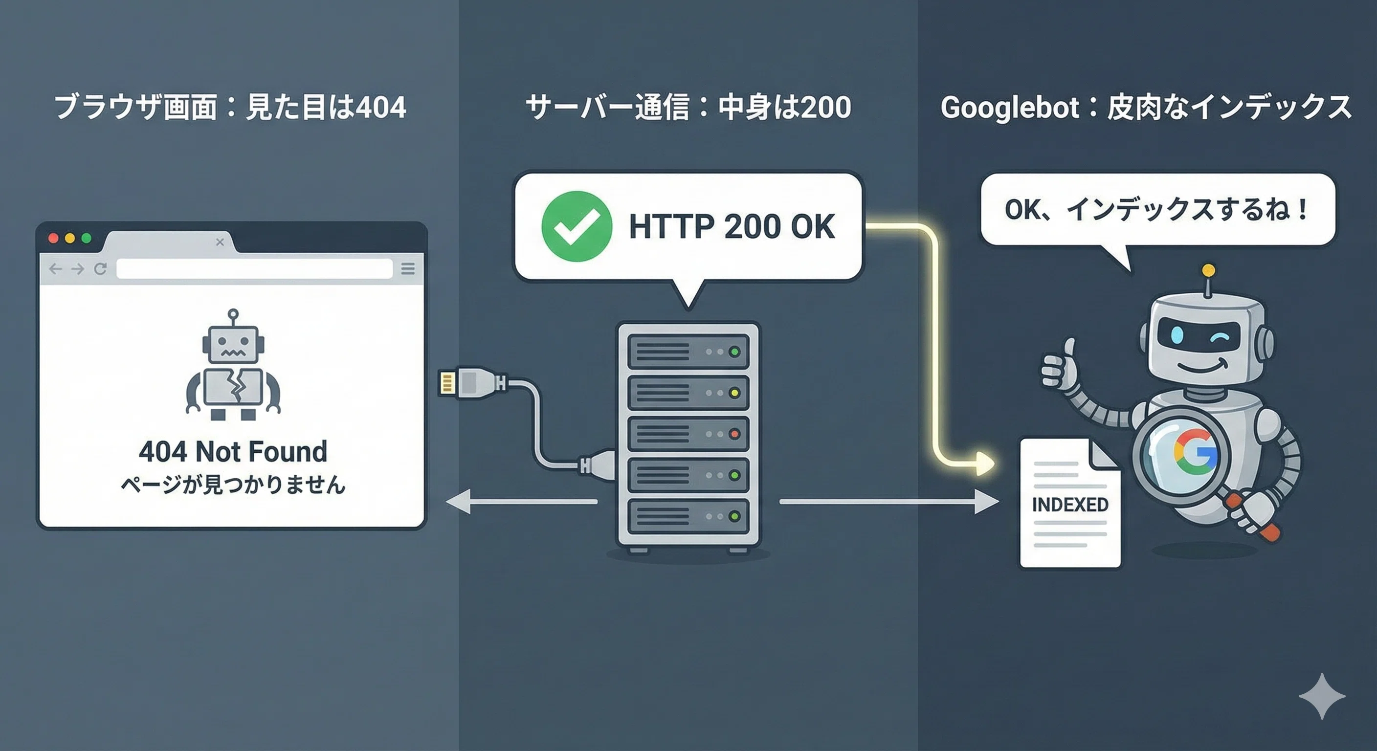 SPAの落とし穴】「404ページ」なのにステータスコード200？プリ