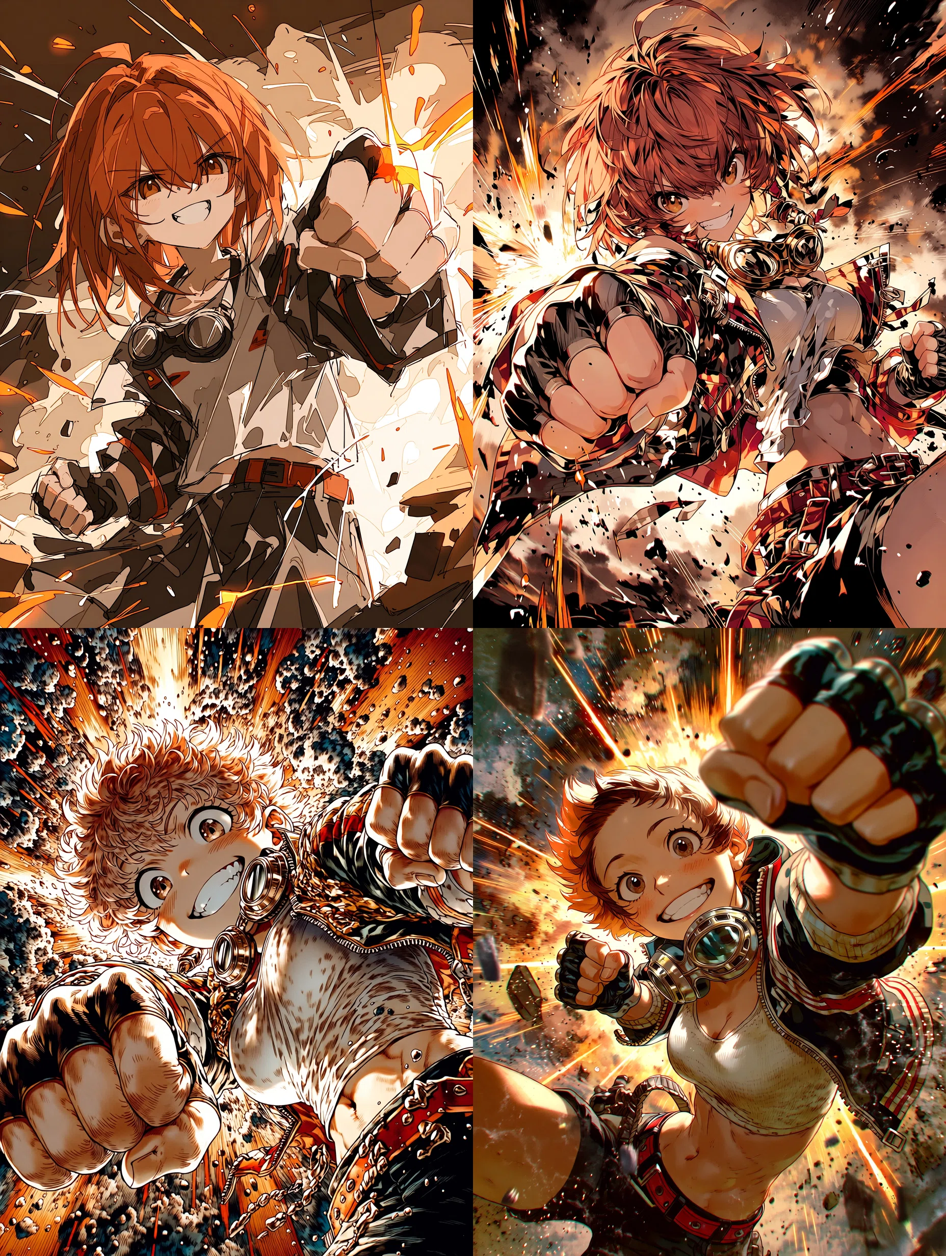 ミッドジャーニーのNiji V7を使ったキャラクタータイプ別画像生成