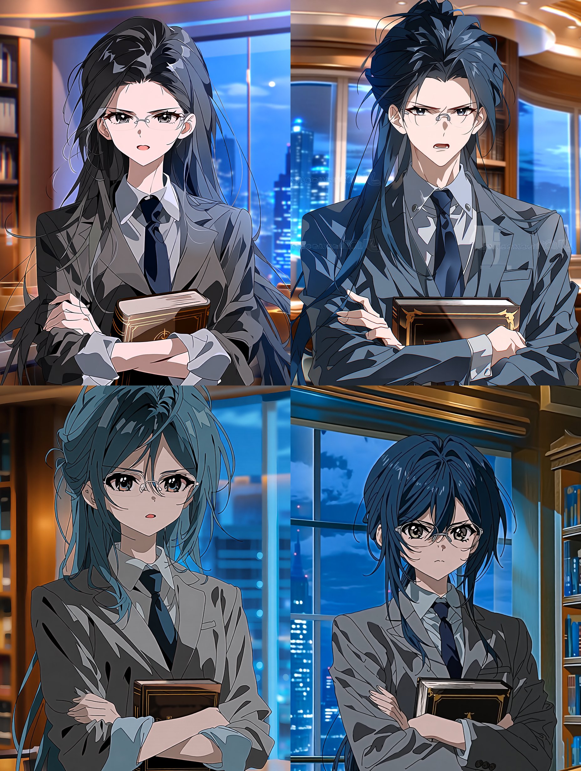 ミッドジャーニーのNiji V7を使ったキャラクタータイプ別画像生成