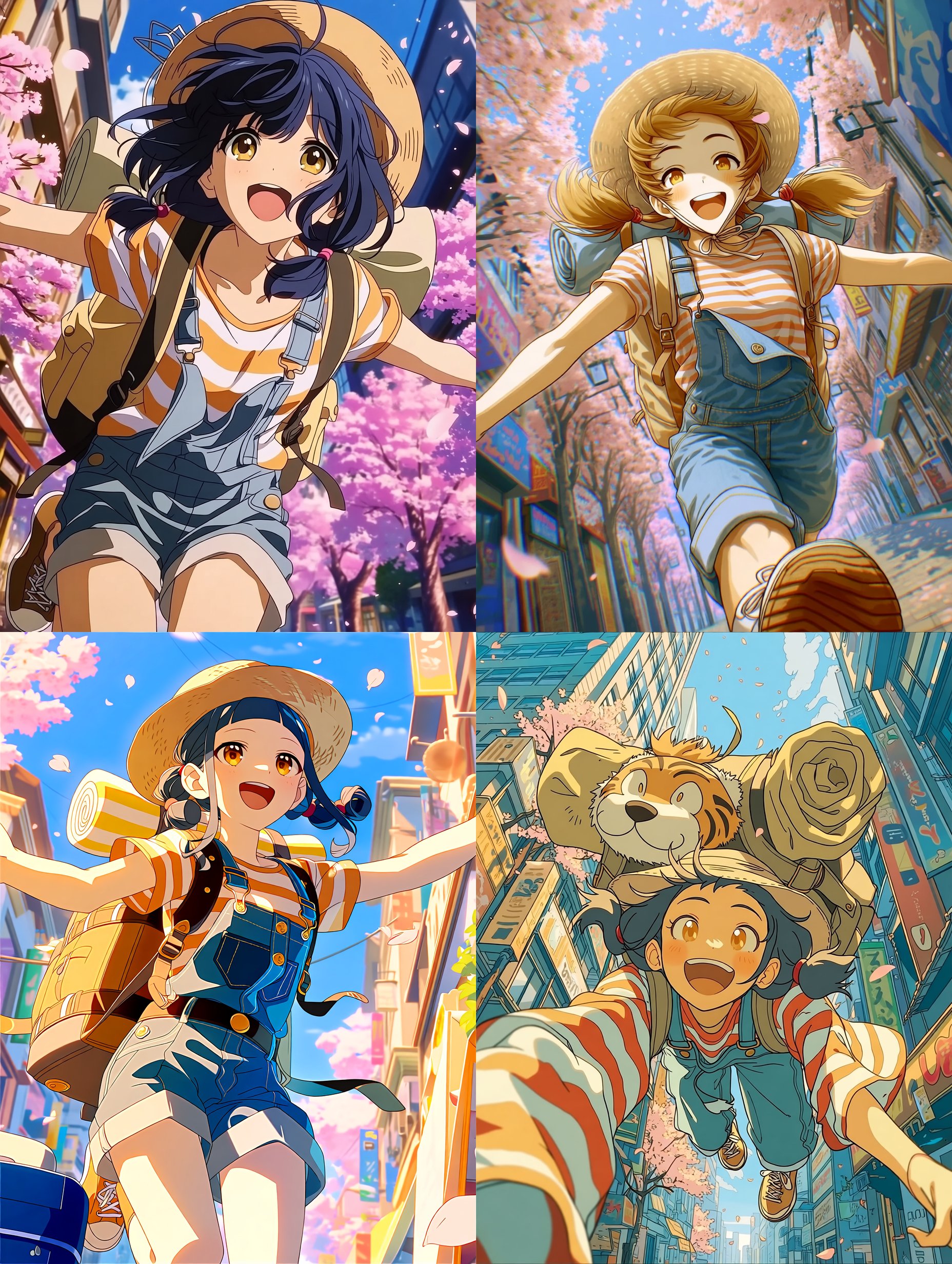 ミッドジャーニーのNiji V7を使ったキャラクタータイプ別画像生成