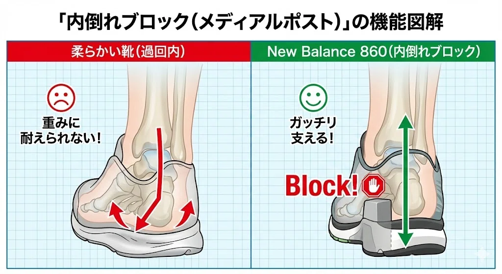 ニューバランス860と880、足に不安がある人は「860一択」な理由｜こば